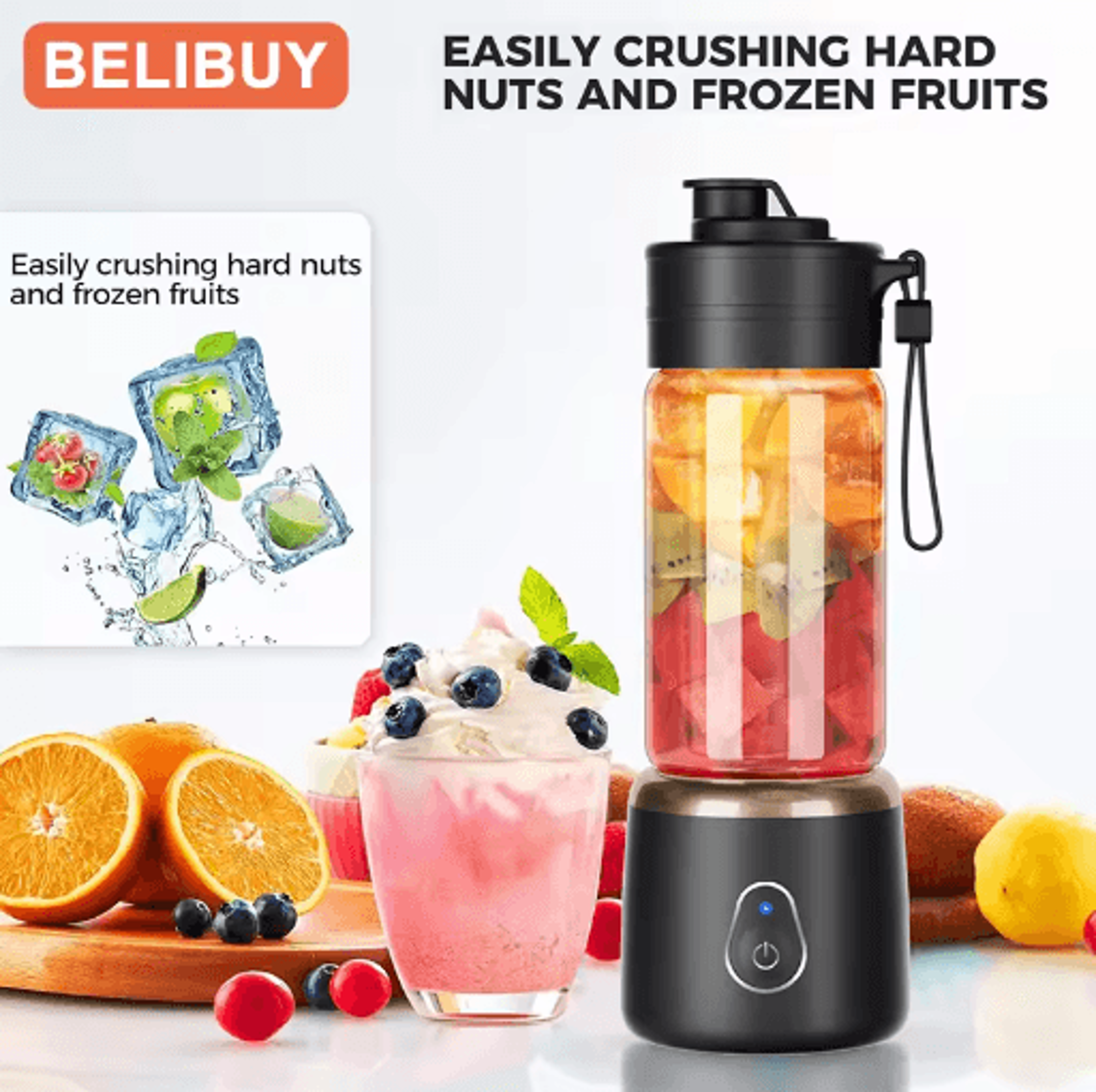 Portable Electric Juicer USB Blender Mini Citrus Fruit Juicer For Travel 7