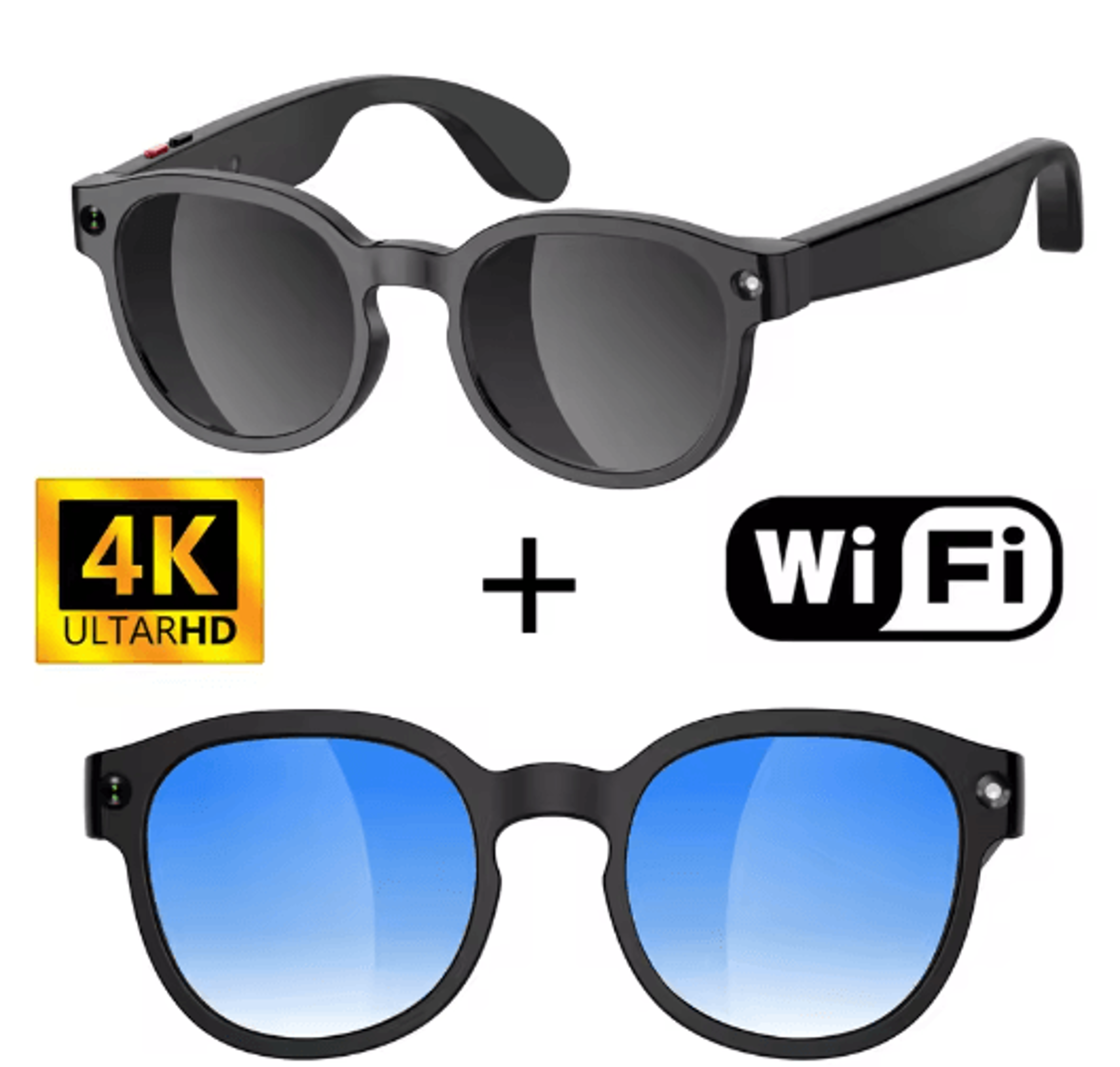 VisionX AI Smart Camera Glasses HD Video Translation  Bluetooth Call Sunglasses 4