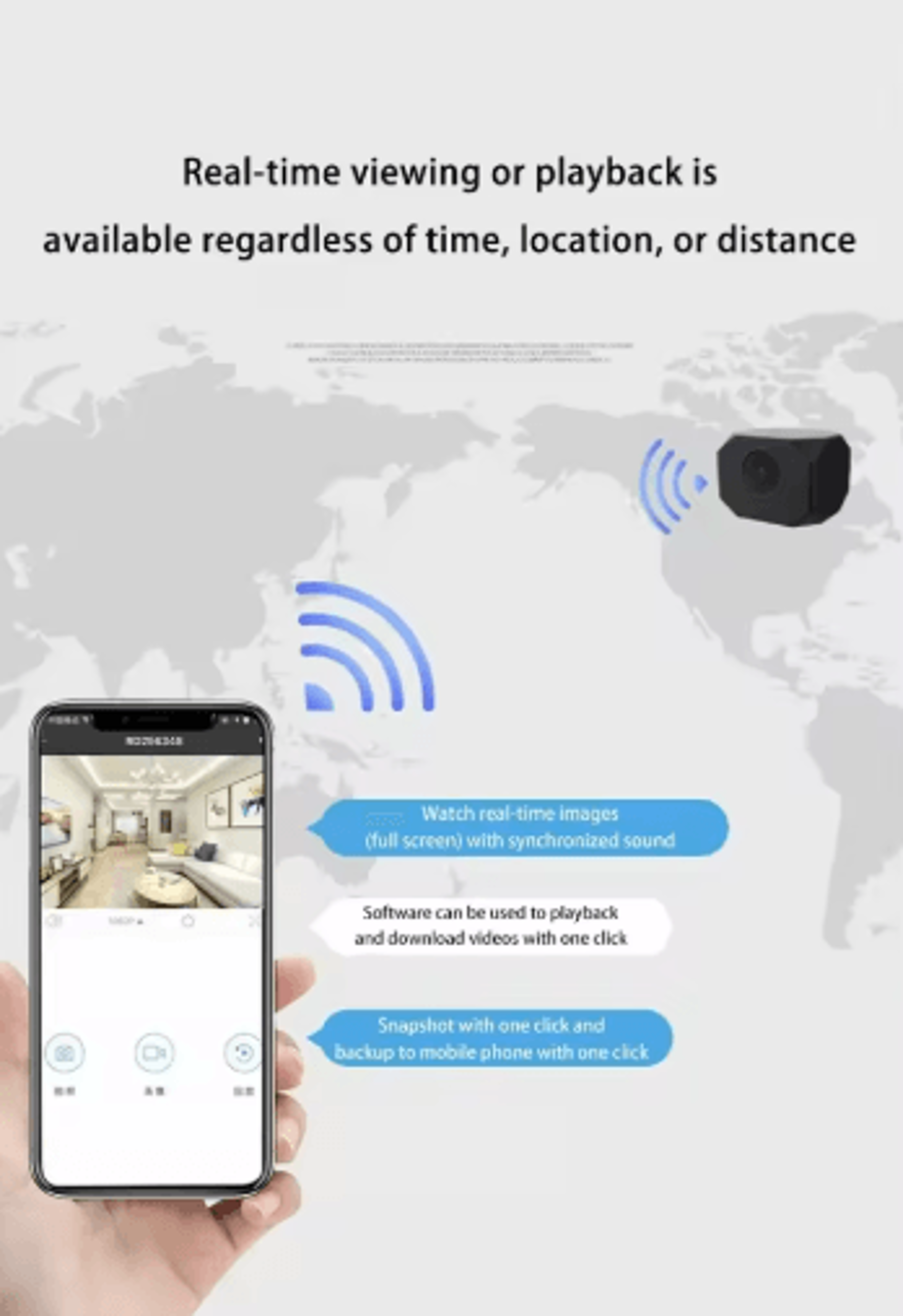 SecureView 4K Mini WiFi IP Camera Portable Remote Monitoring HD Security Cam 4