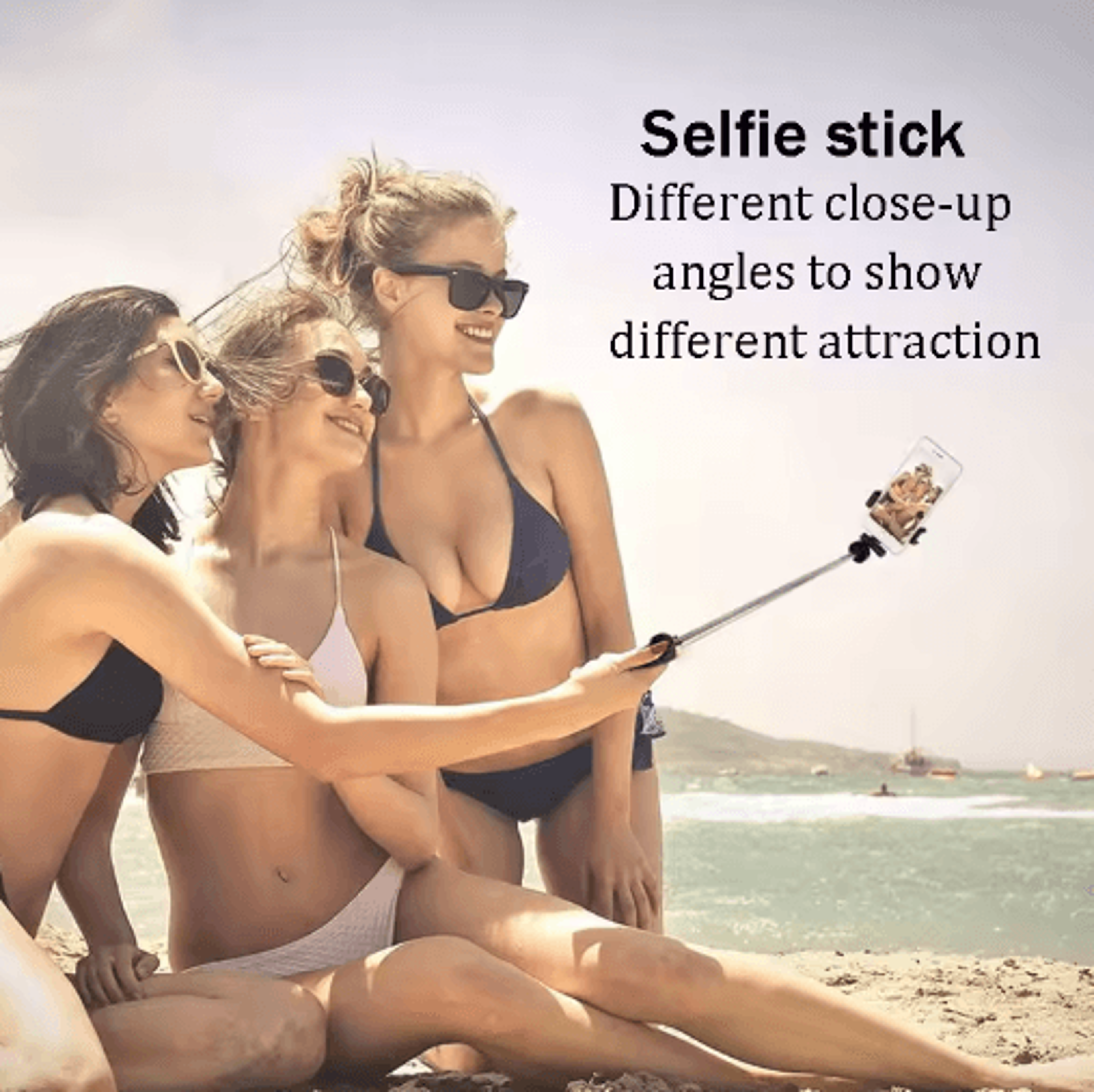 3in1 Bluetooth Selfie Stick Tripod With Remote Portable Phone Tripod Stand For IPhone  Android 11