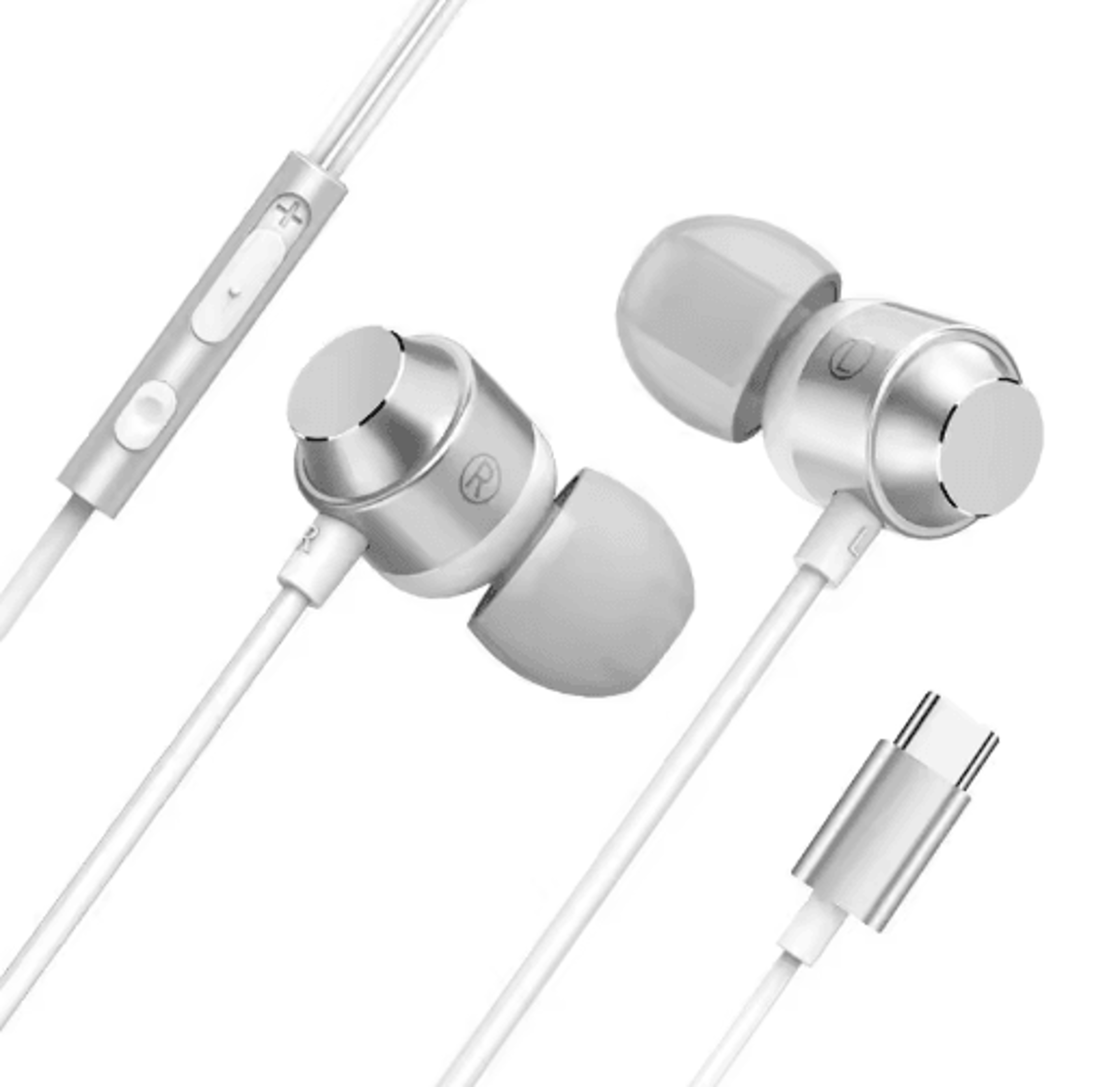 Premium USBC Wired Earbuds  12M Type C Headphones With Digital Chip For Android  IOS 3
