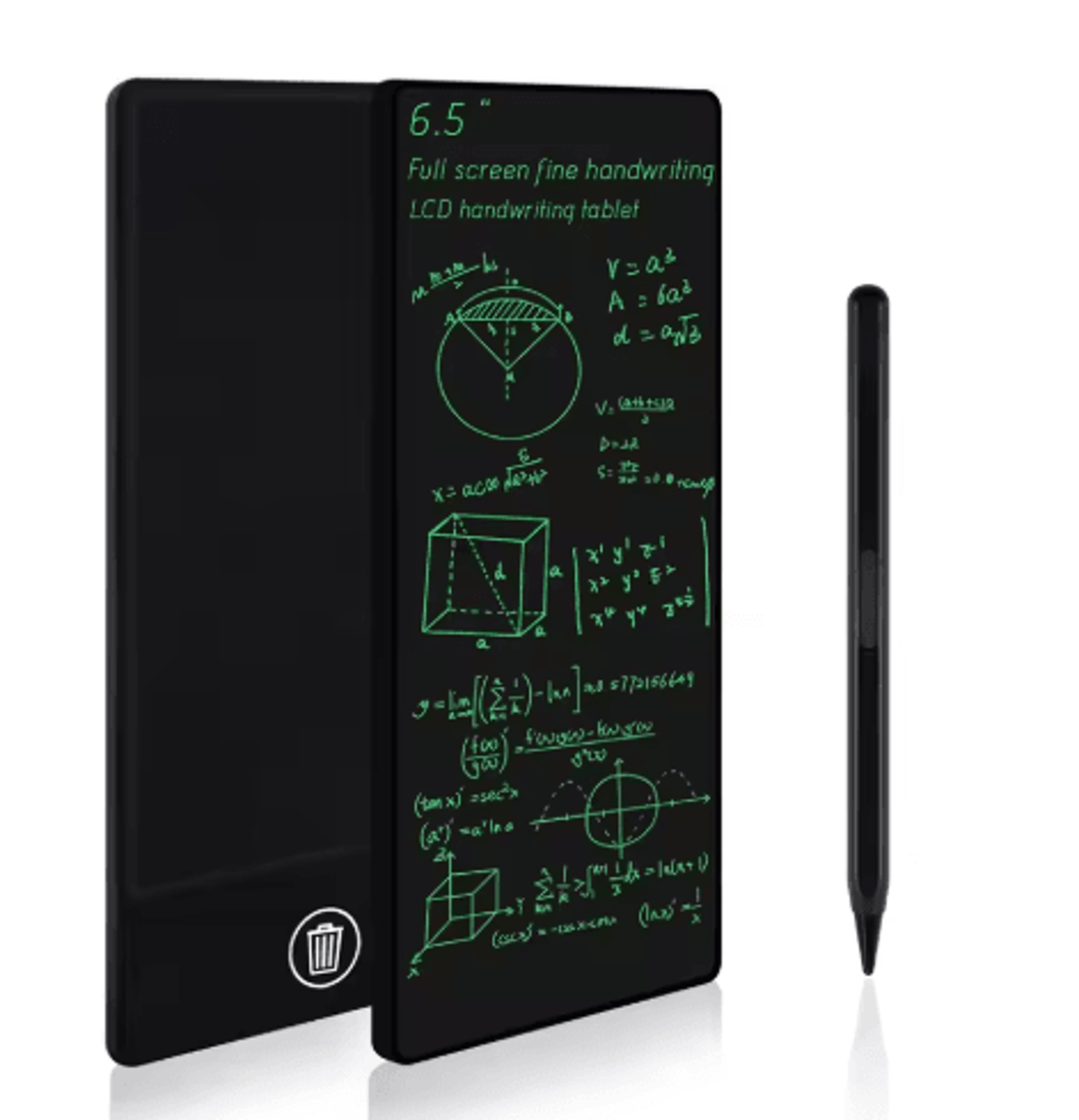 65 LCD Writing Tablet For Kids  Reusable Doodle Board  Digital Handwriting Pad For Home School  Off 2