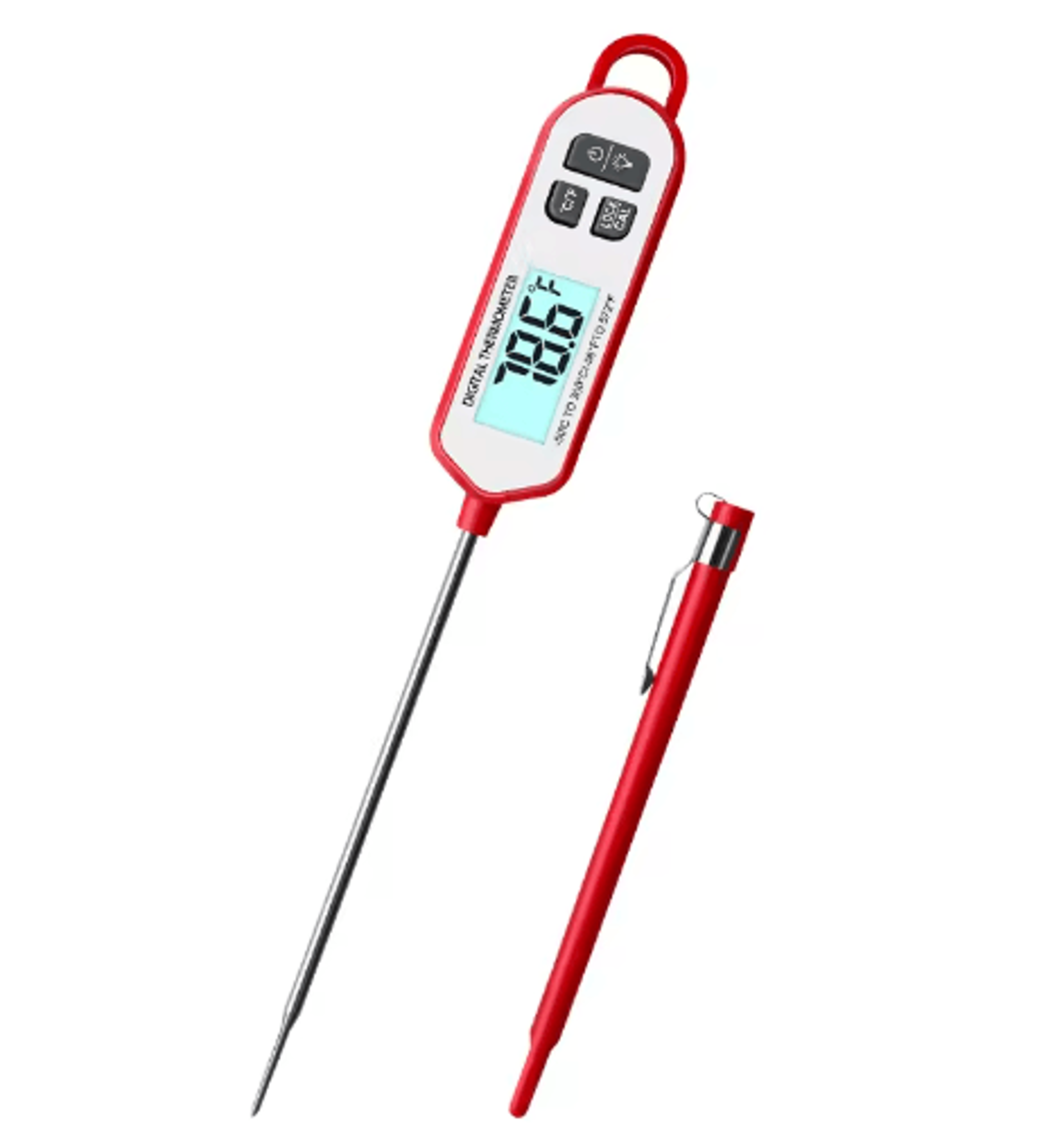 Instant Read Digital Meat Thermometer With Backlight  MultiUse BBQ Probe For Cooking  Liquids 1