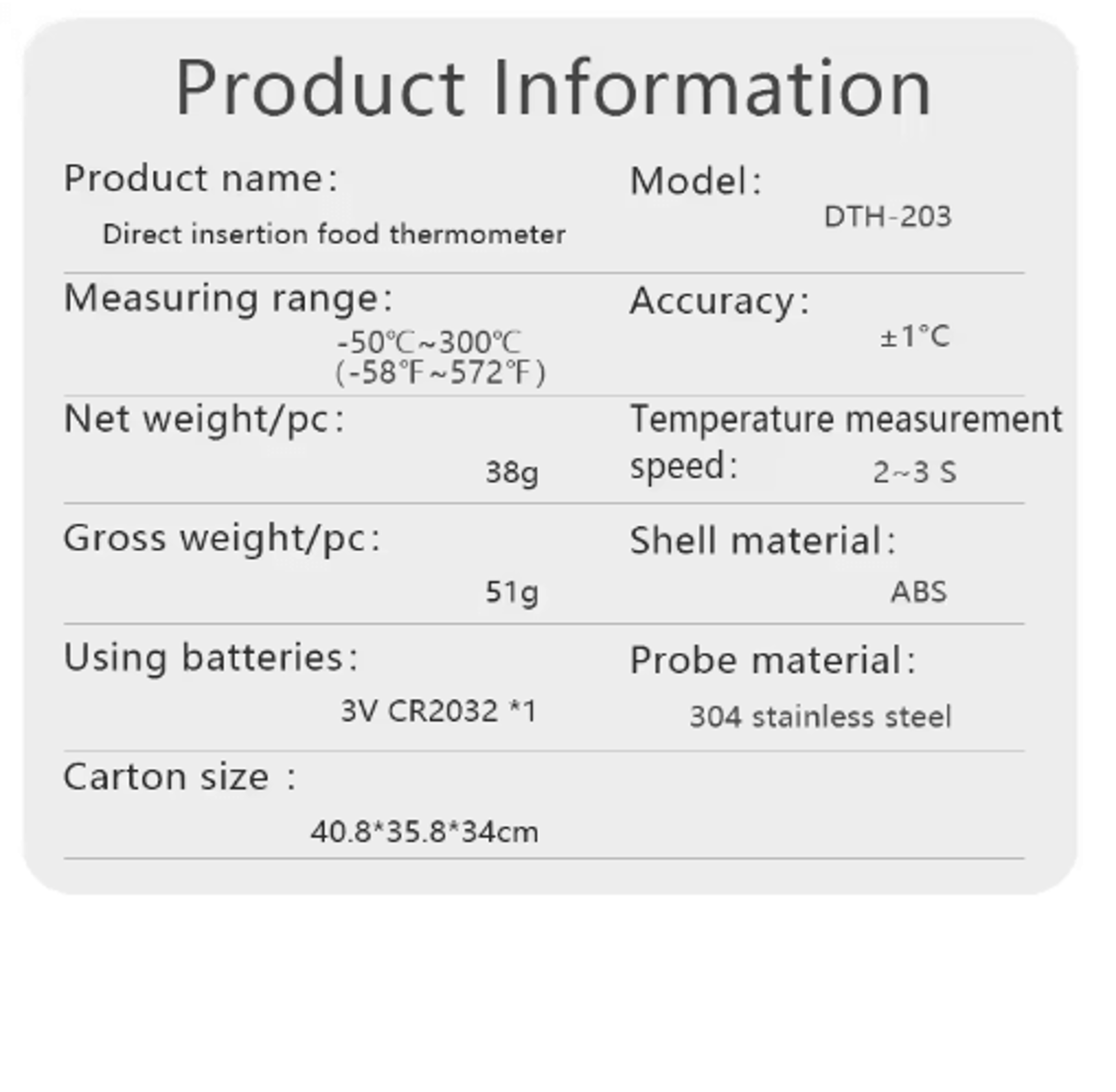 Instant Read Digital Meat Thermometer With Backlight  MultiUse BBQ Probe For Cooking  Liquids 3
