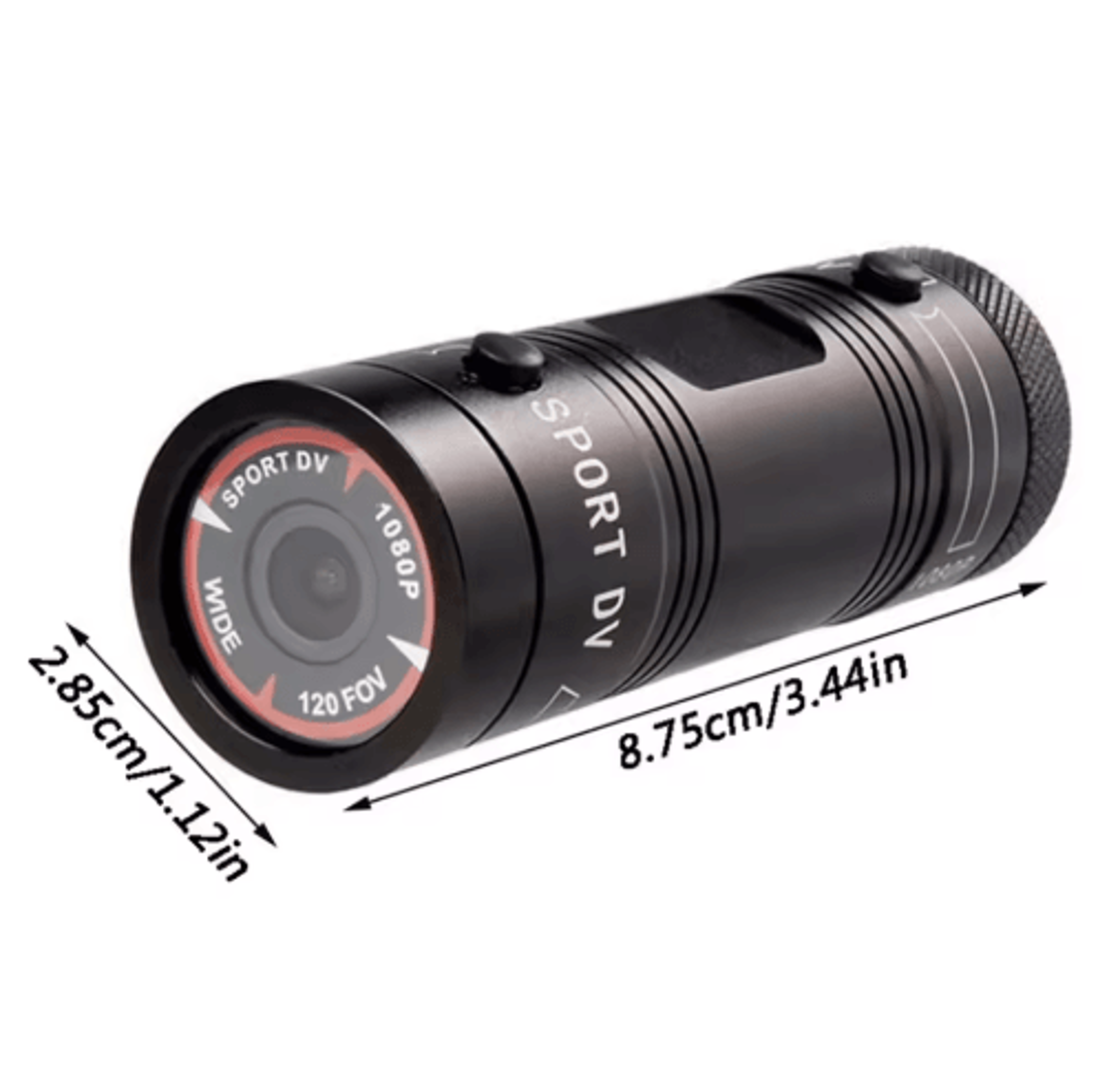 Mini 1080P Action Camera With Flashlight Waterproof Helmet Cam For Bike  Motorcycle Recording 6