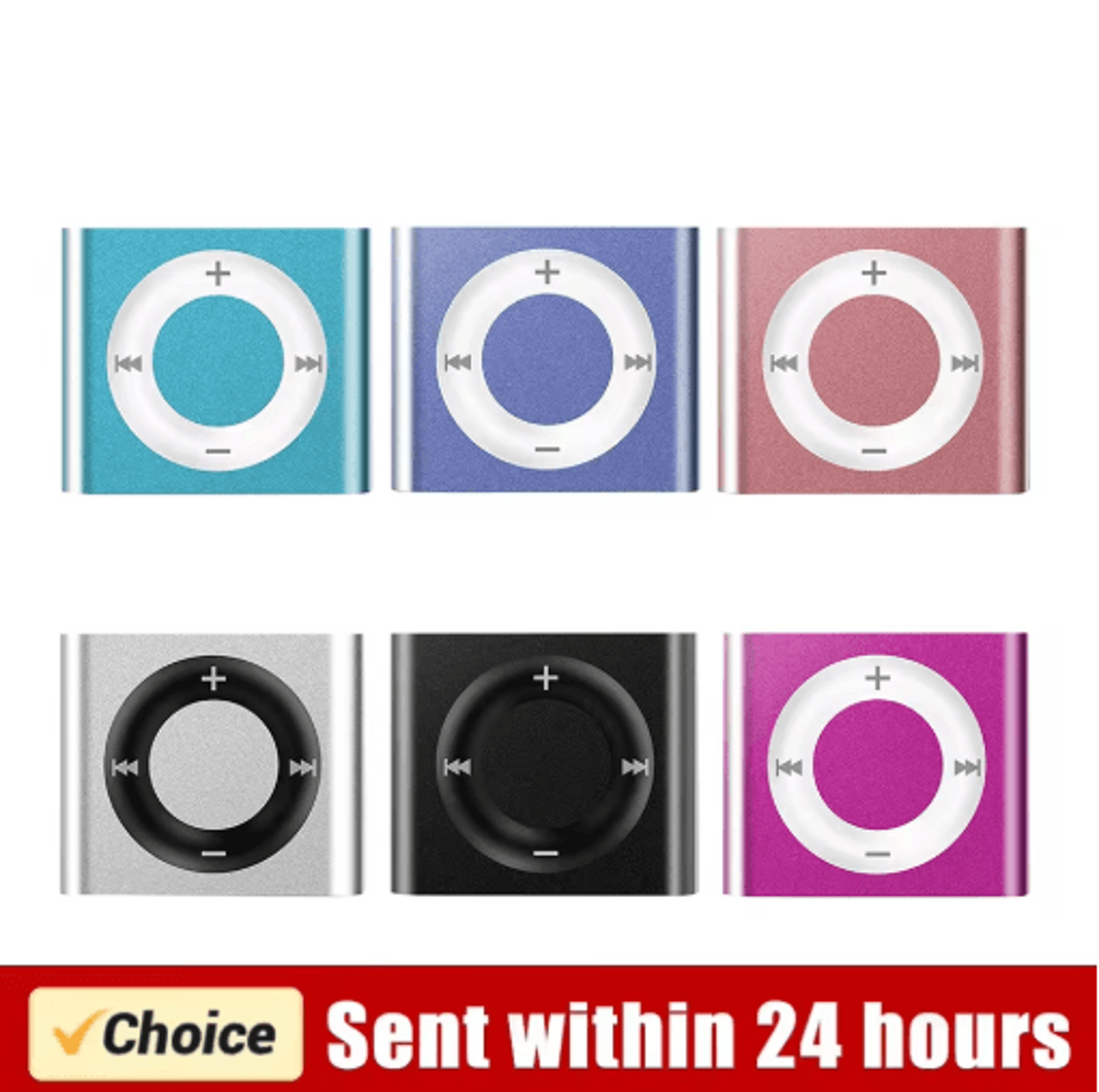 Mini Metal MP3 Player With Speaker  Portable Touch Control Music Player With Expandable Storage For 0