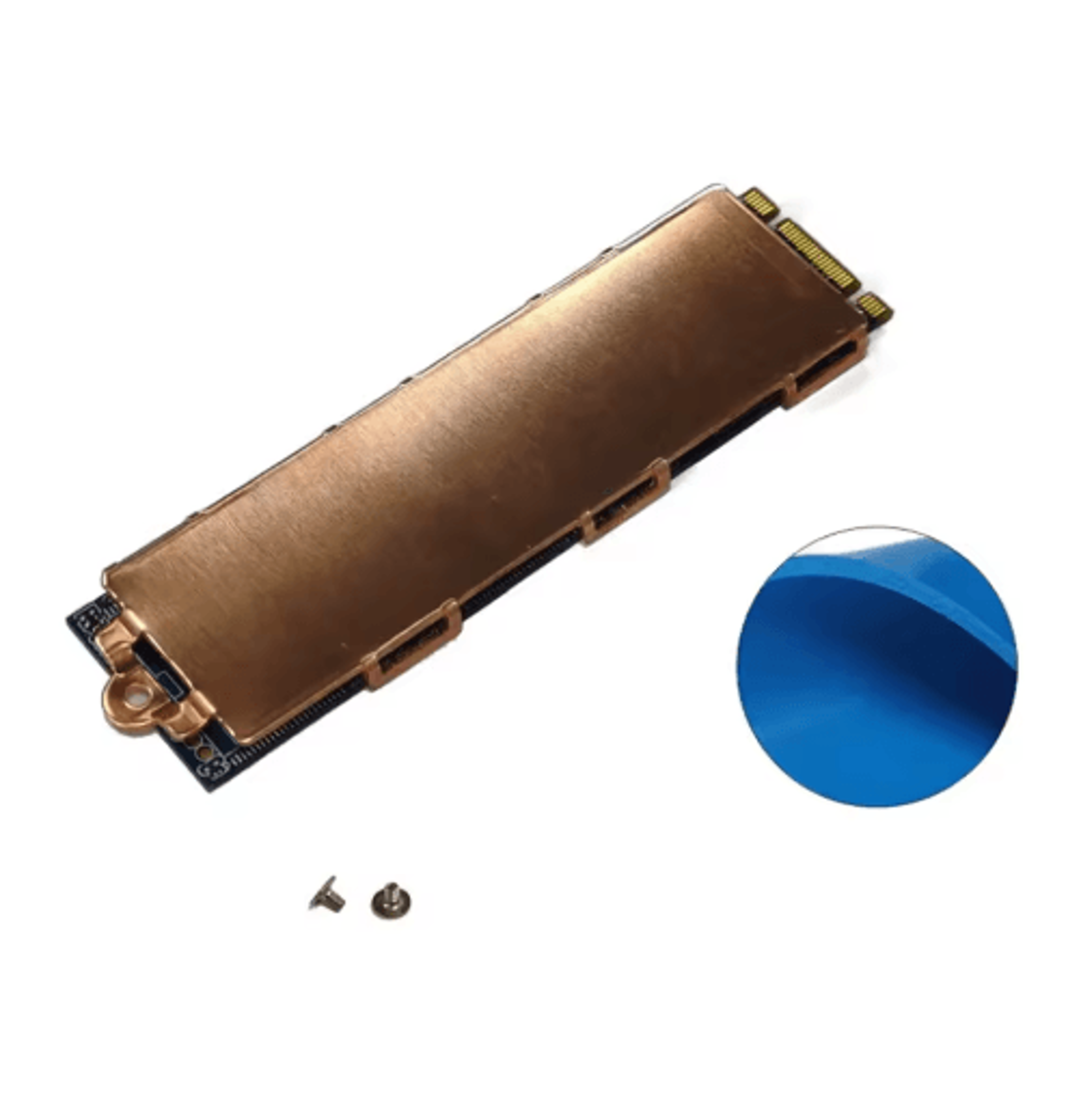 Metal M2 SSD Heatsin NVMe Cooling Radiator With Thermal Silicone Pad For Laptop  PC 5