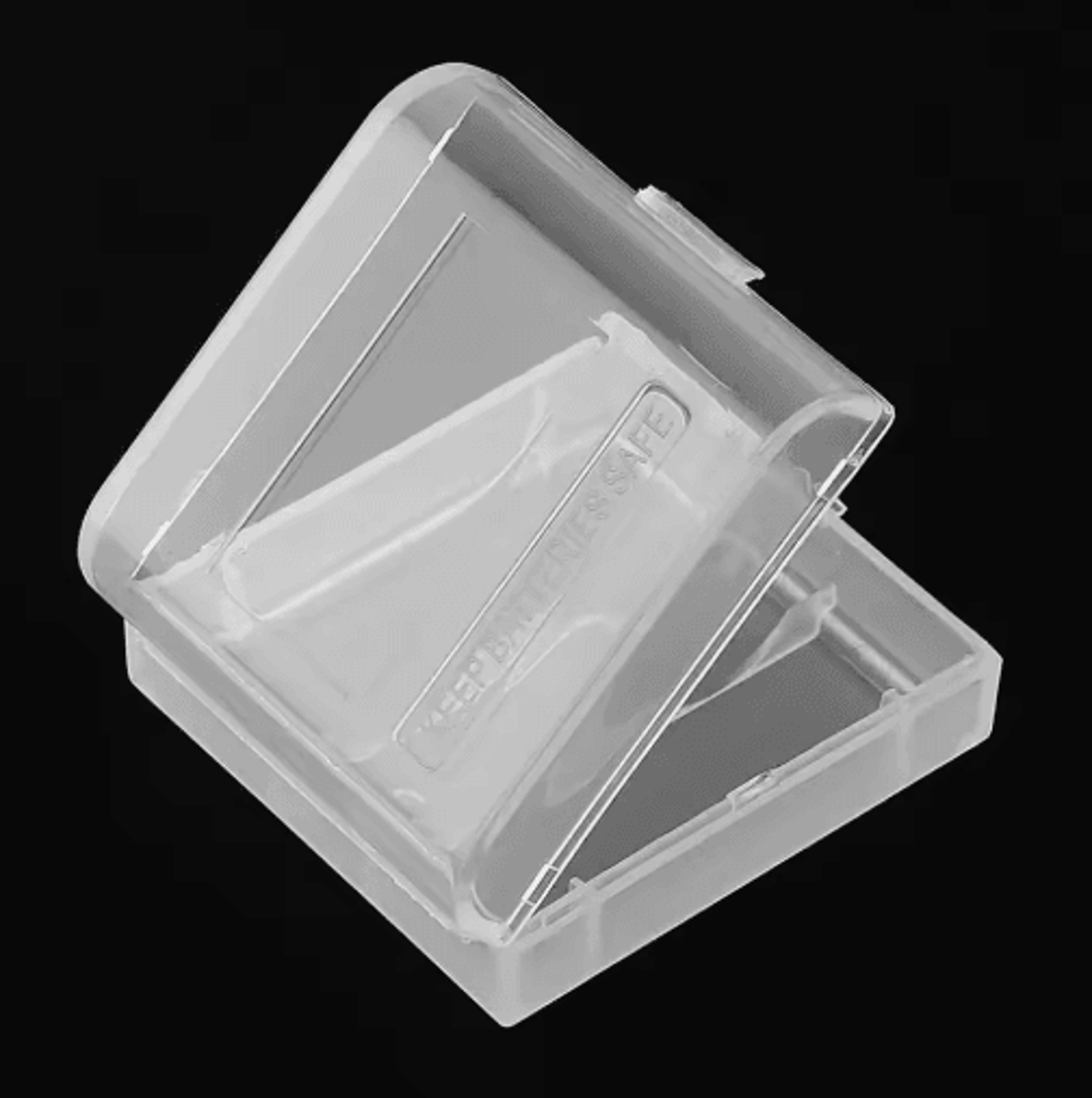 Transparent Hard Plastic CR123  16340 Battery Storage Case 8