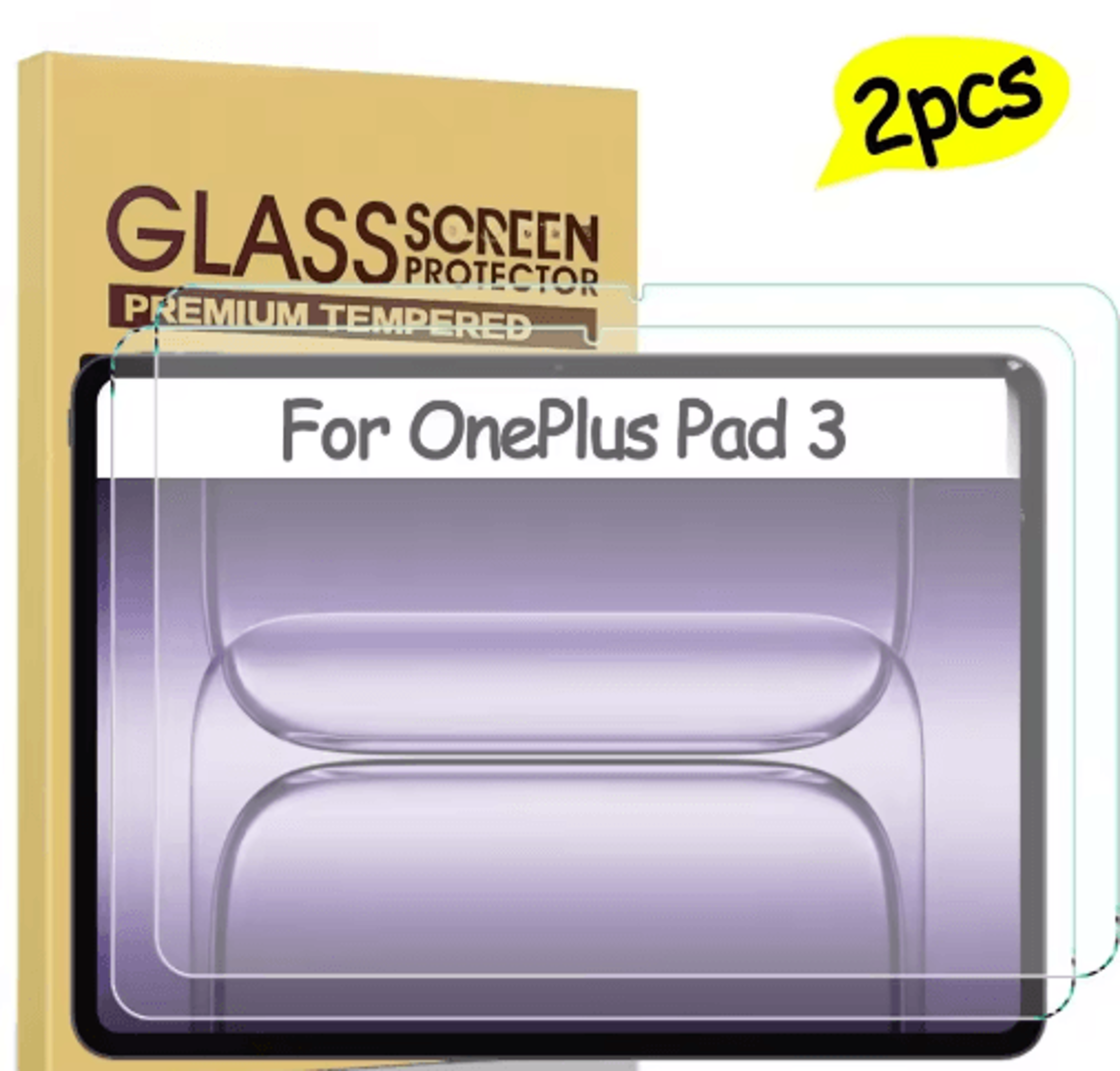 HD Tempered Glass Screen Protector For OnePlus Pad 3 132Inch 1
