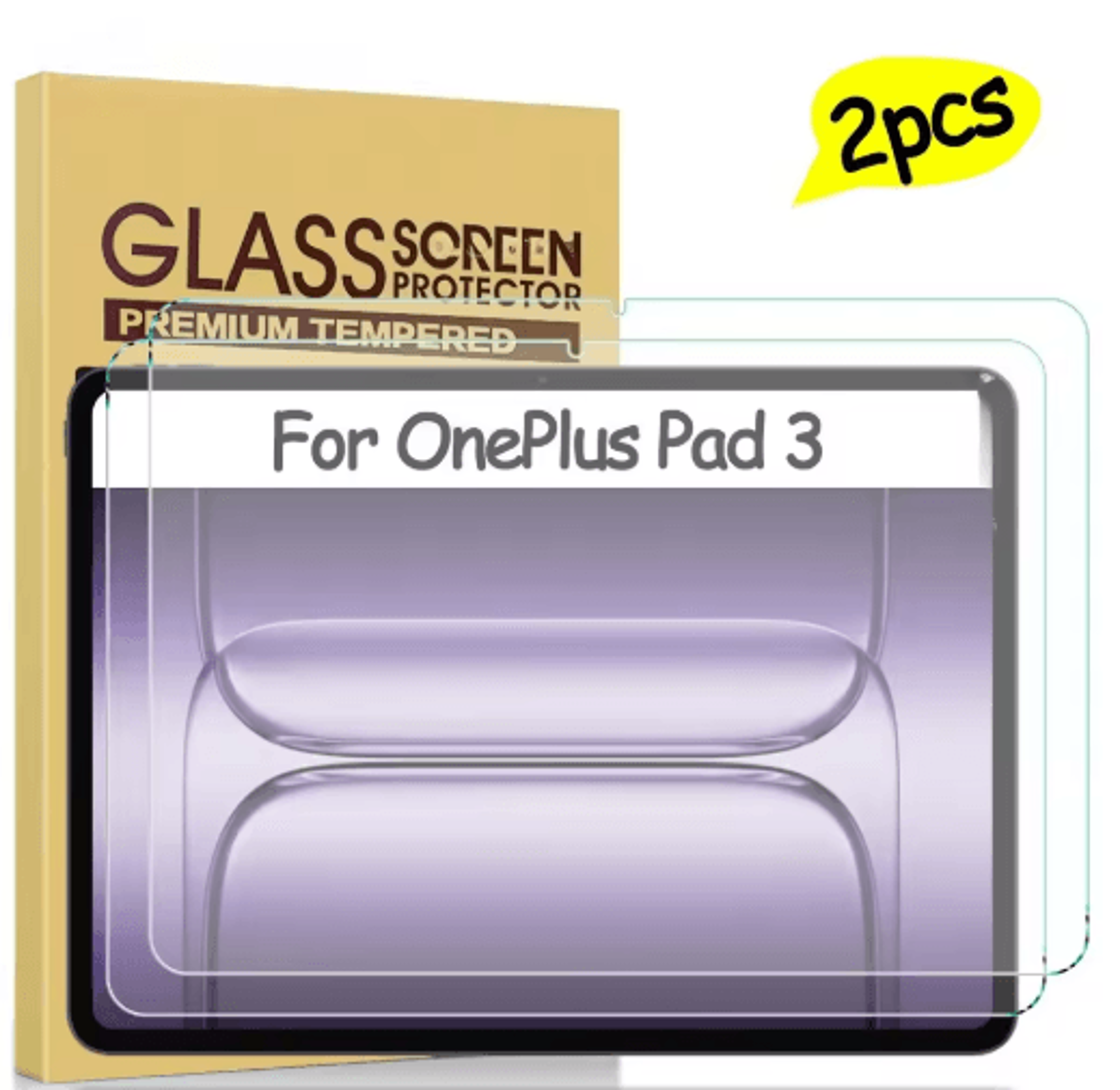 HD Tempered Glass Screen Protector For OnePlus Pad 3 132Inch 6