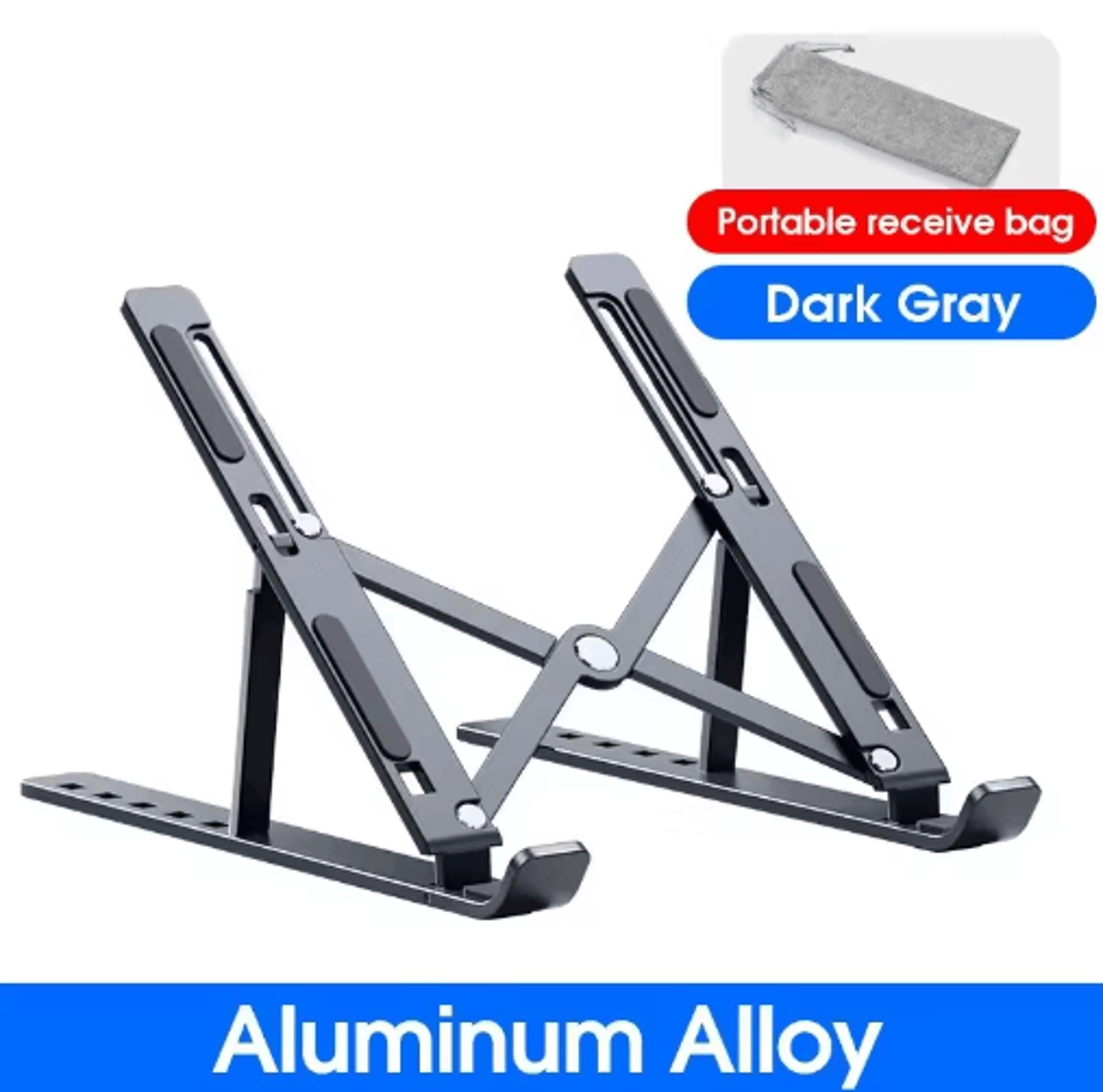 Adjustable Aluminum Laptop Stand For MacBook  Notebook Cooling 4