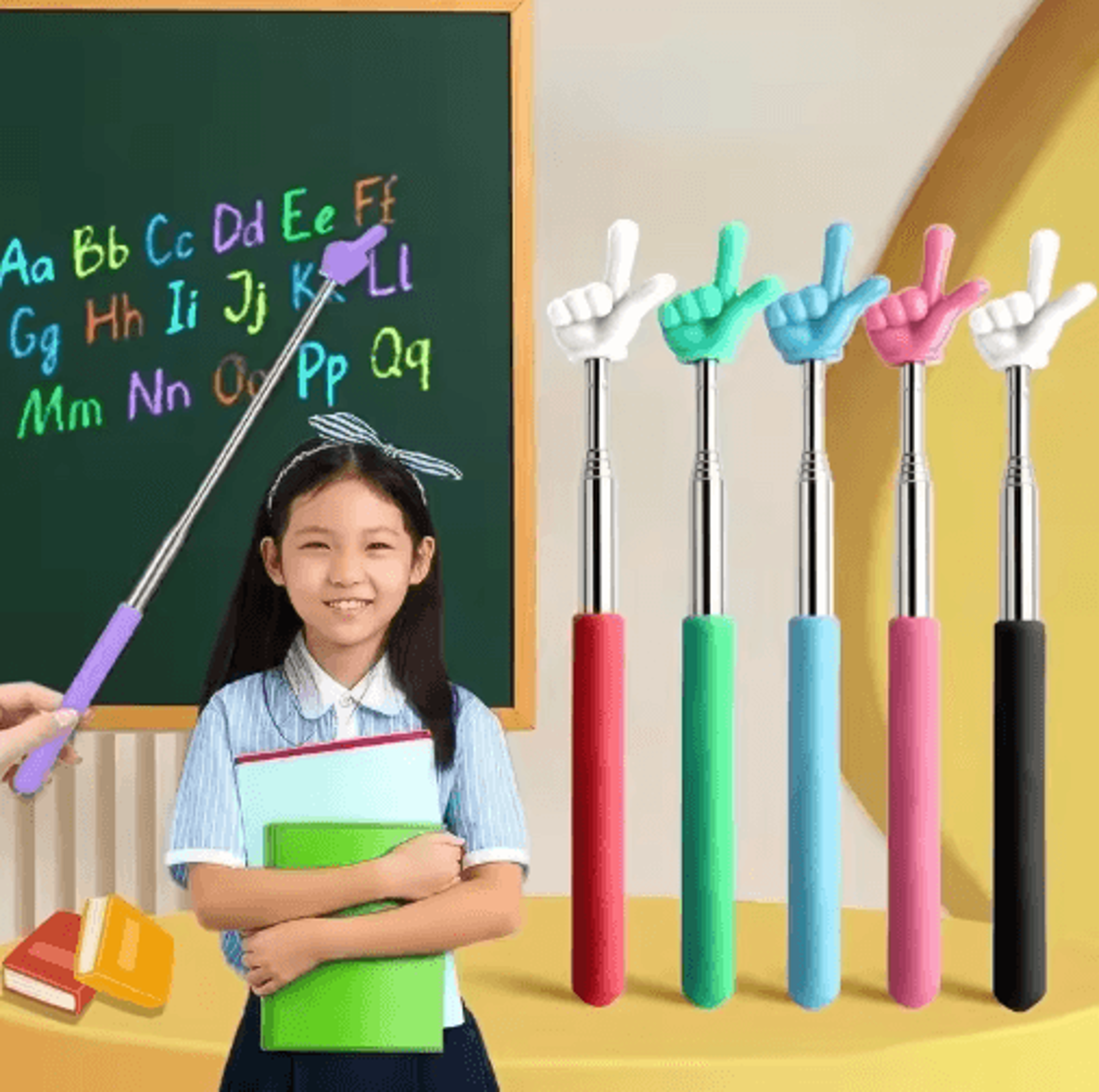 Stainless Steel Telescopic Teaching Pointer for Classroom & Presentations – view 17