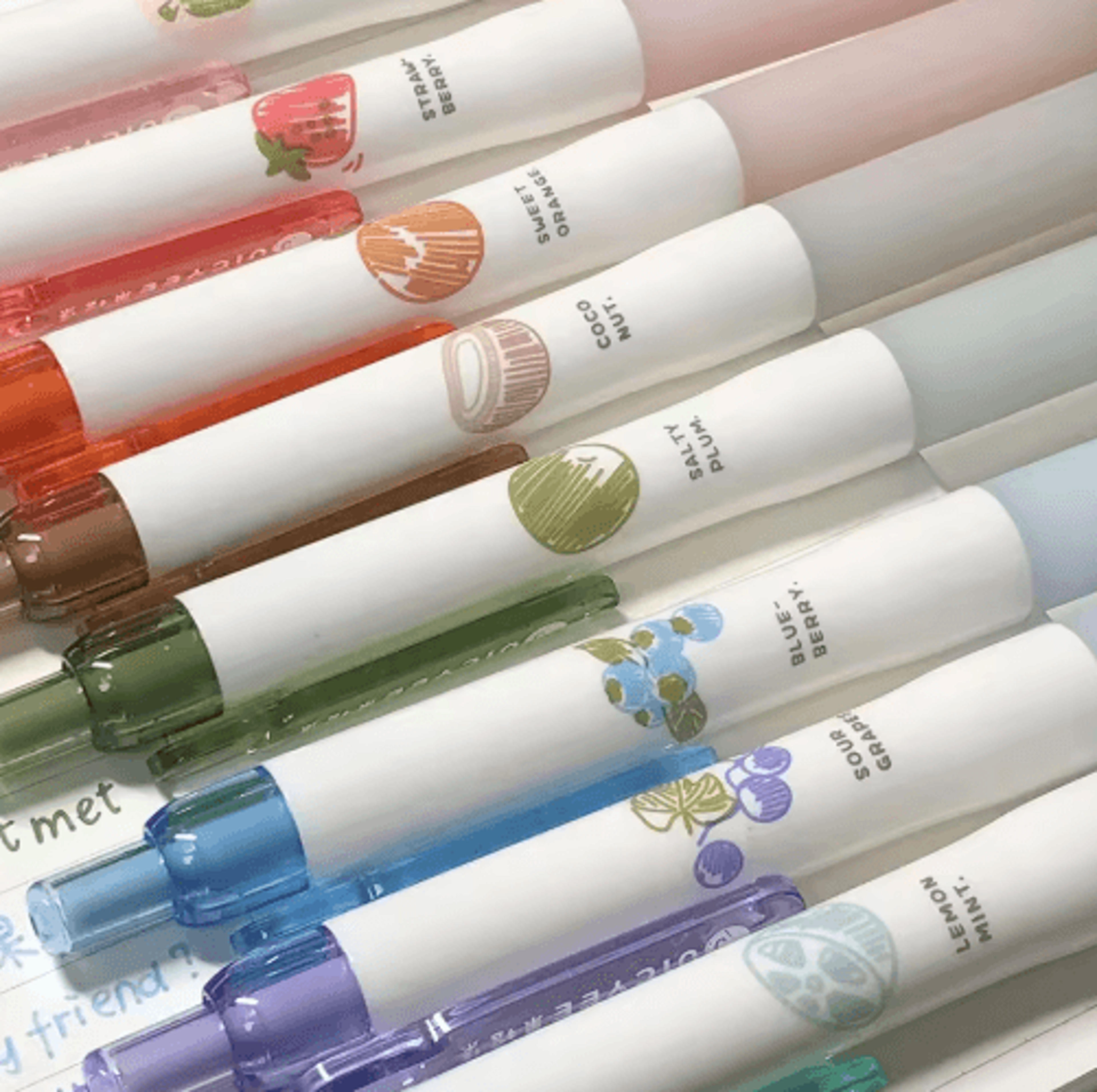 Creative 3D Fruit Scented Gel Pens For School  Scrapbooking 9