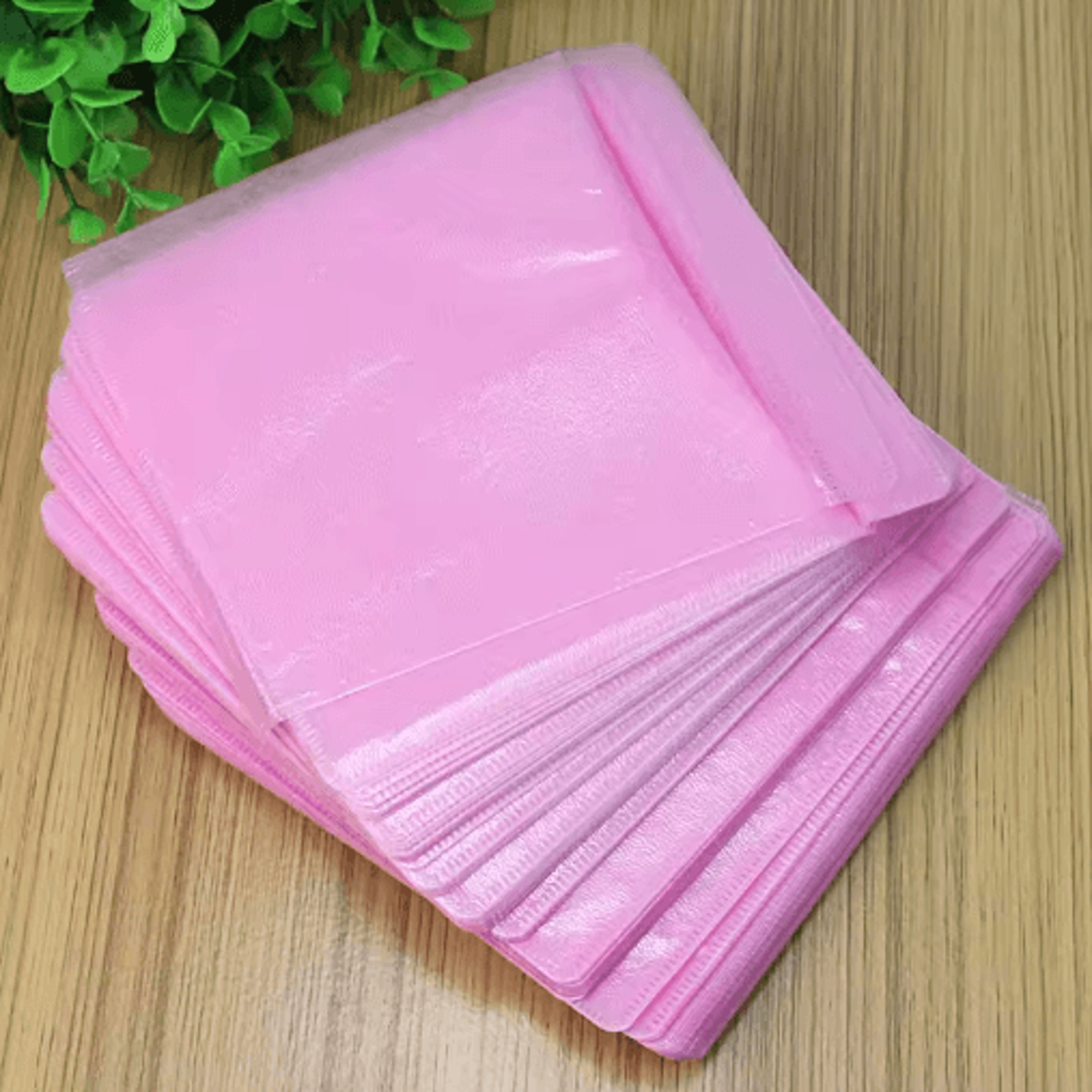 100PCS Double Sided CD  DVD Storage Sleeves For Disc Organization 4