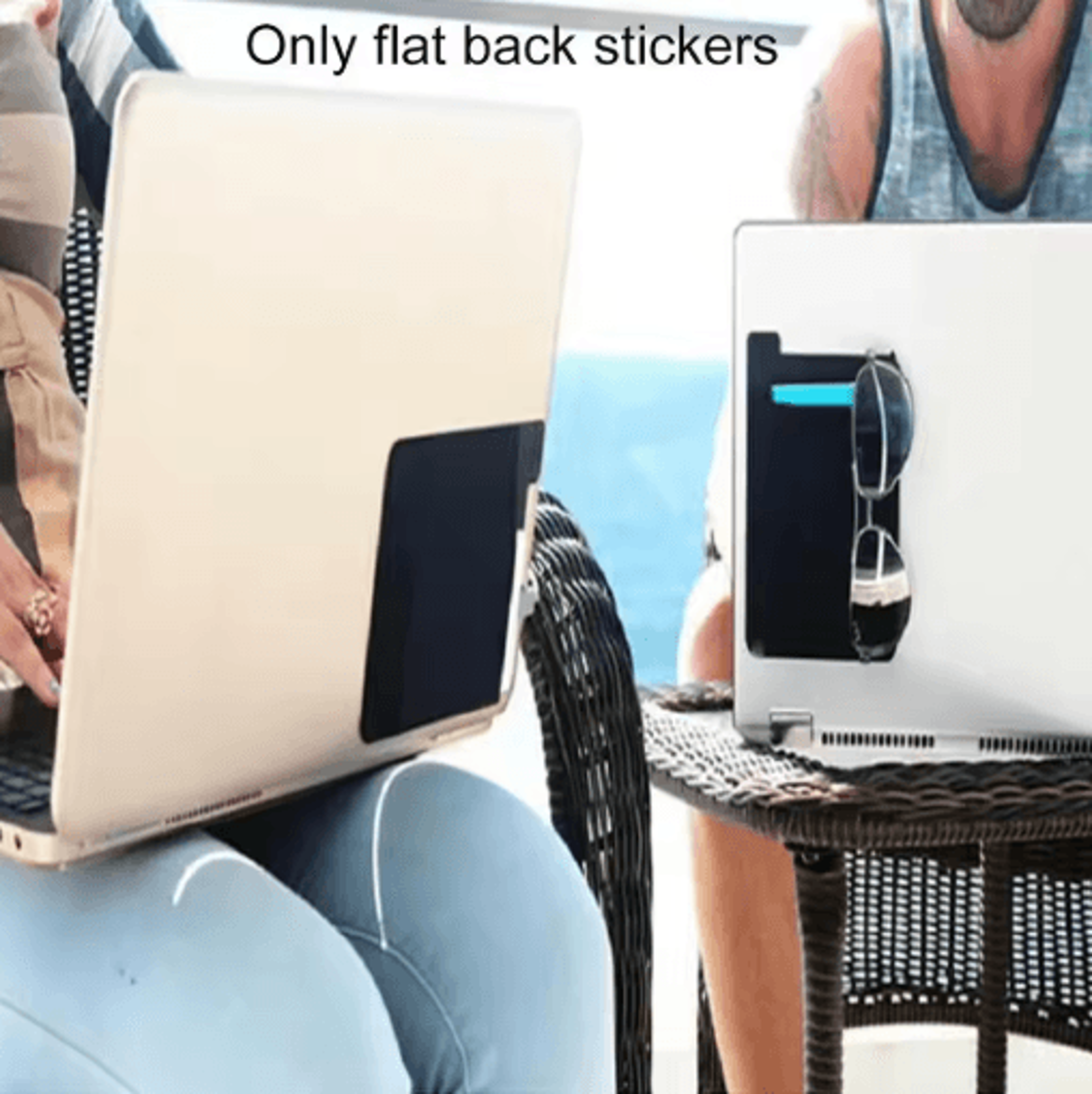 Adhesive Laptop Storage Pocket For Mouse  Digital Accessories 3