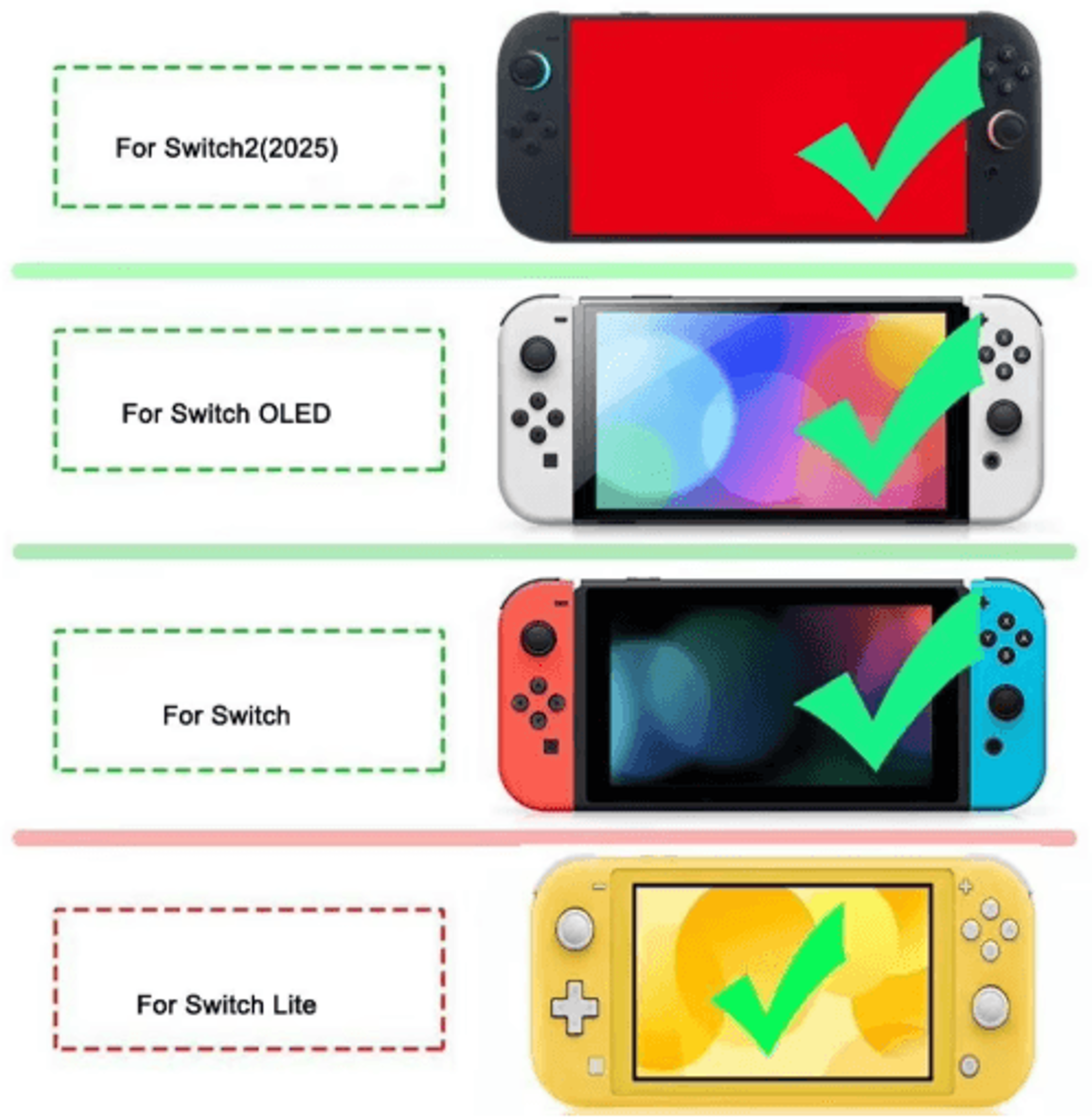 Magnetic Acrylic Game Card Display Case For Switch 2 3