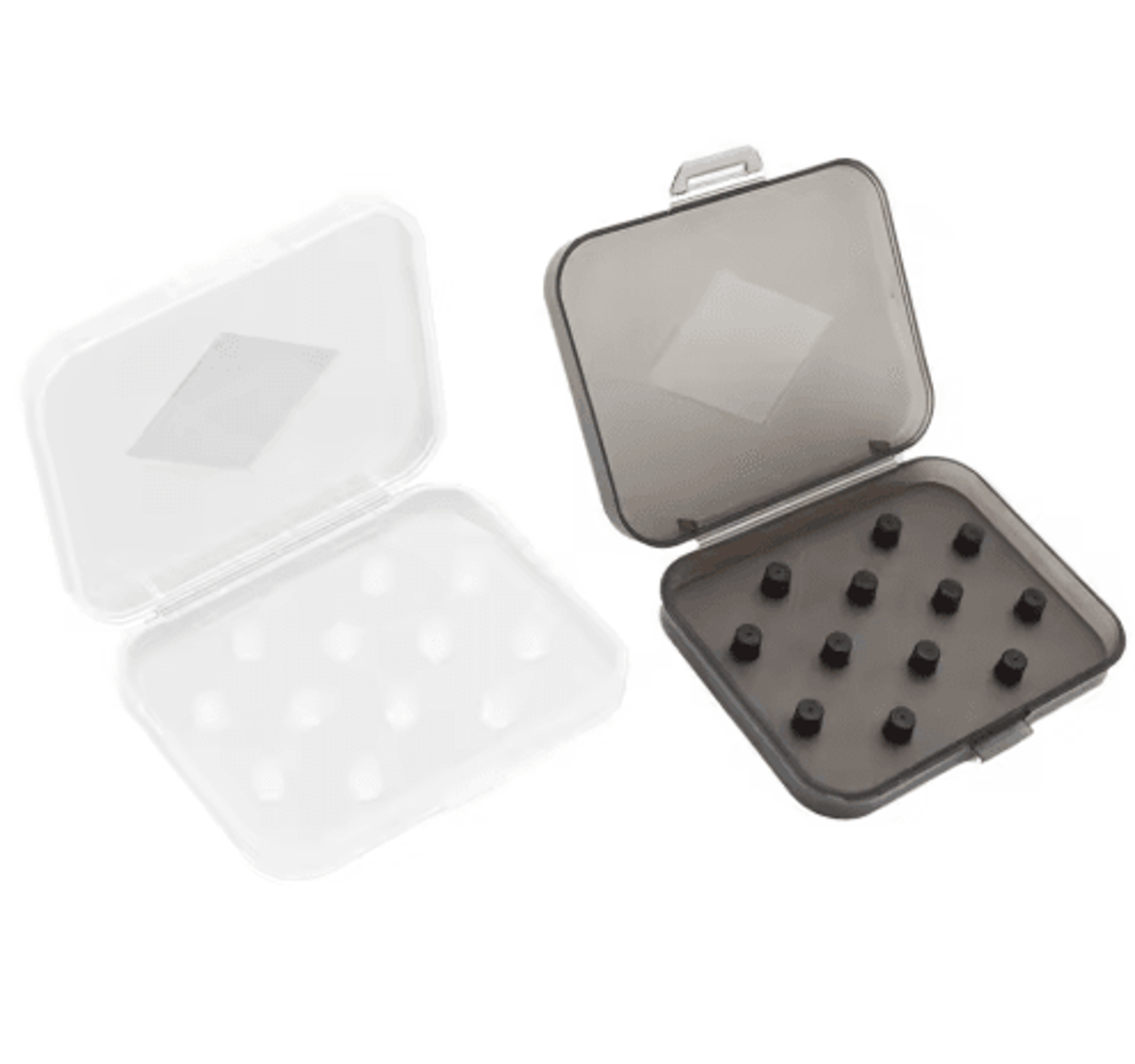 Portable Transparent Eartip Storage Box For Silicone  Memory Foam Tips 4