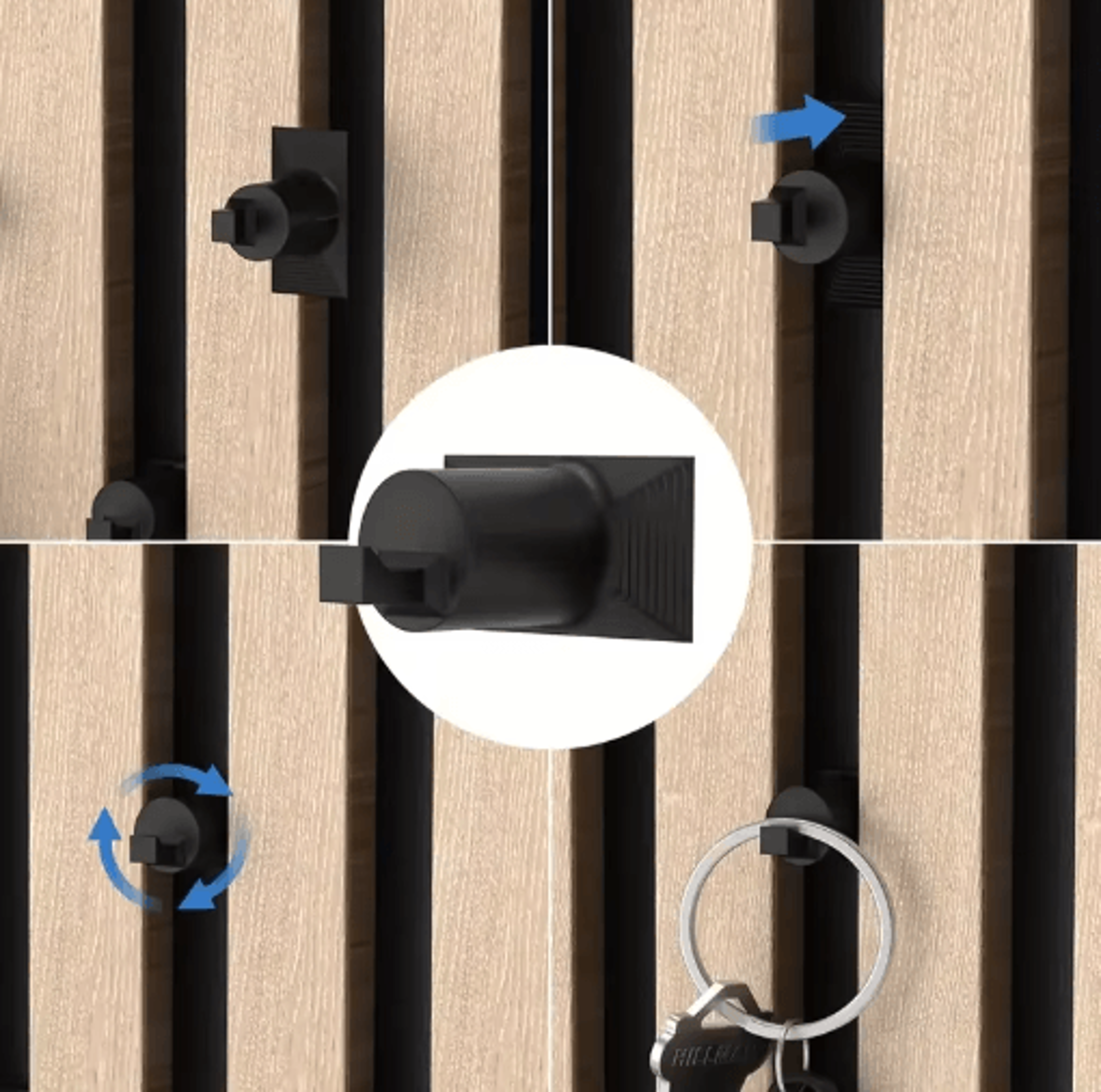 HeavyDuty Acoustic Panel Hooks For Home  Office Organization 4