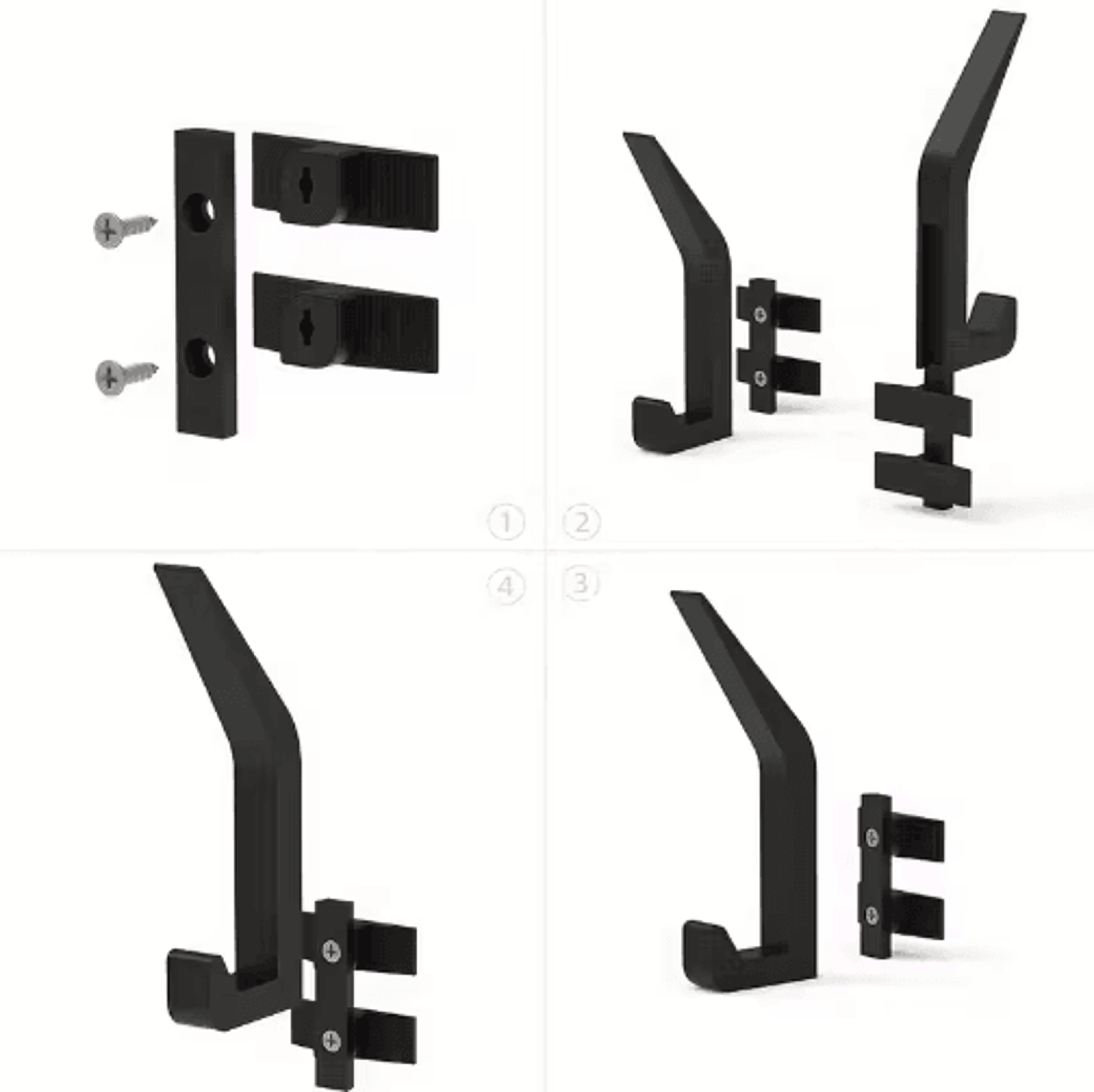 3PCS NoDrill Acoustic Panel Hooks For Home  Office Soundproofing 3