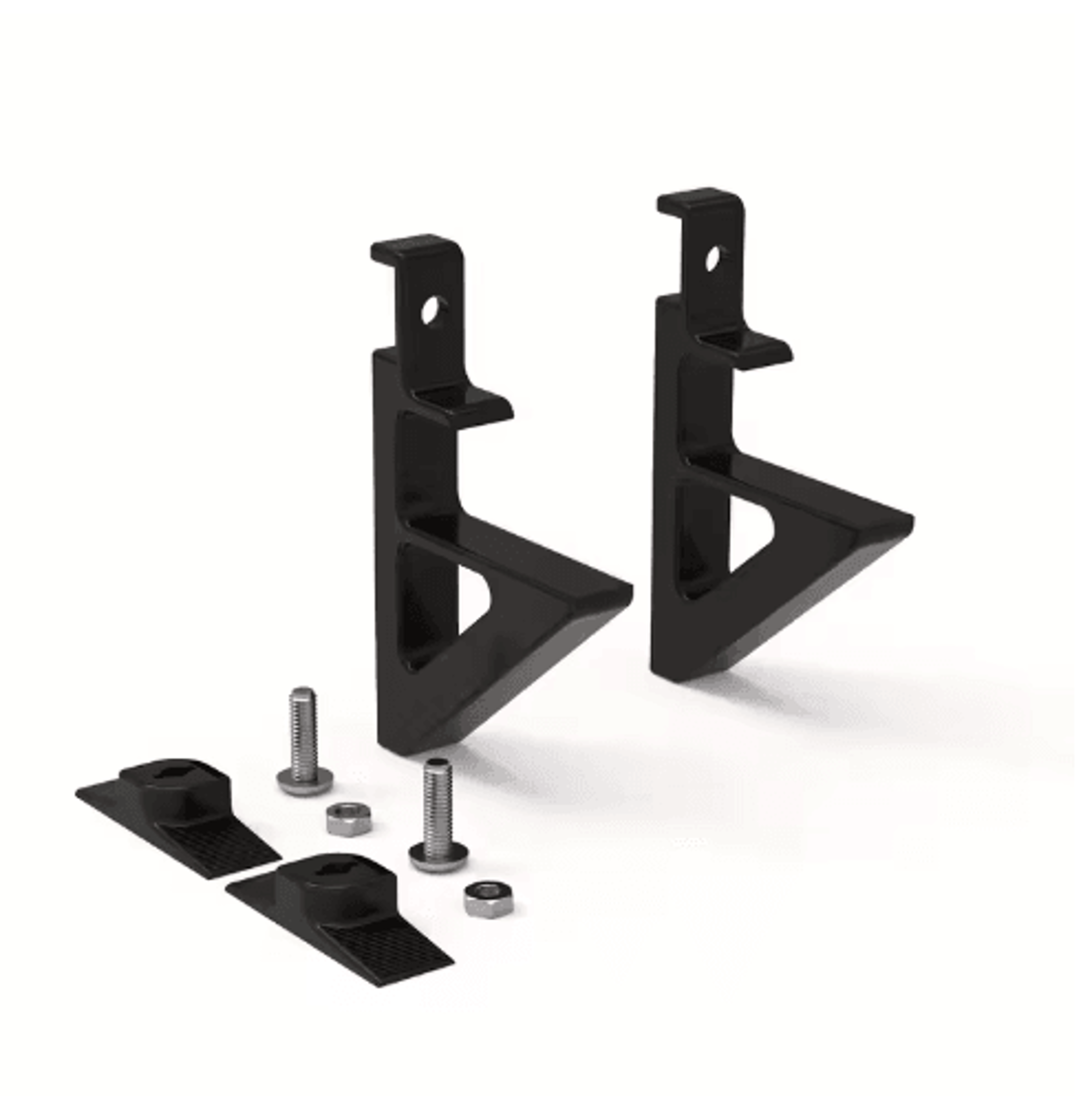 2PCS DrillFree Acoustic Panel Brackets For Shelves  Plant Display 1