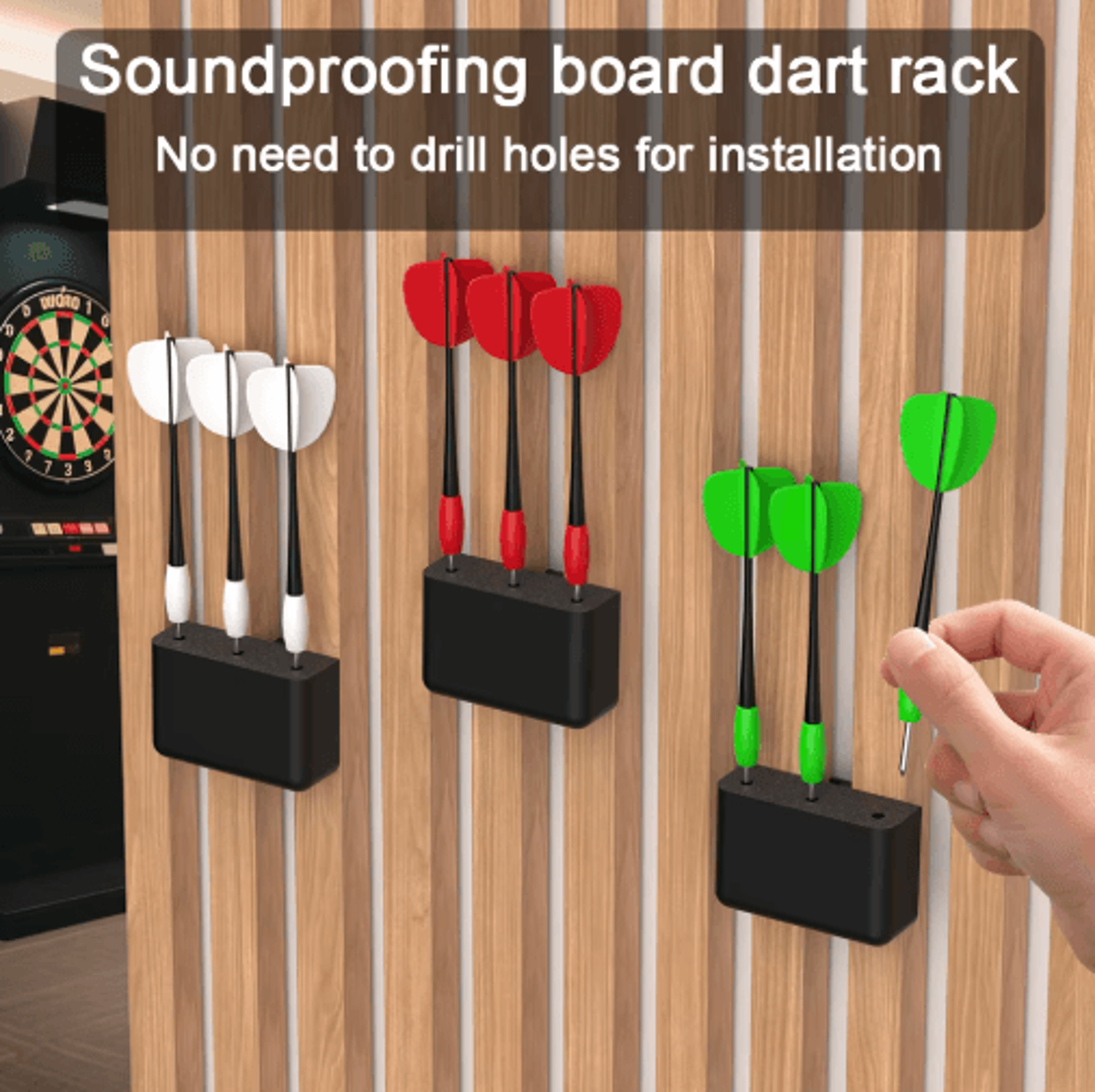 Acoustic Panel Dart Stand For Studio  Office Soundproofing 4