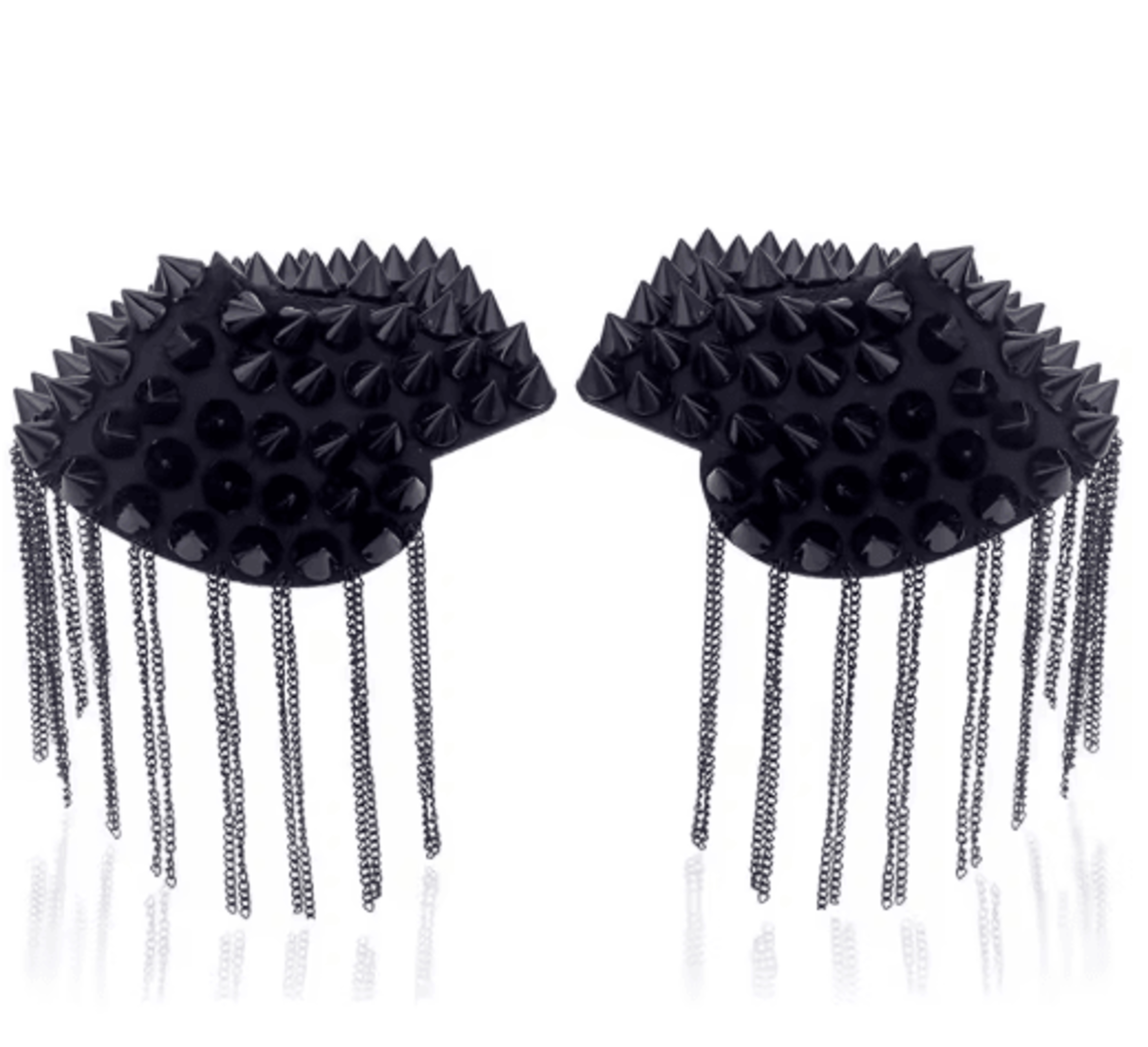 Punk Chain Tassel Shoulder Brooch Epaulets For Men  Women 4