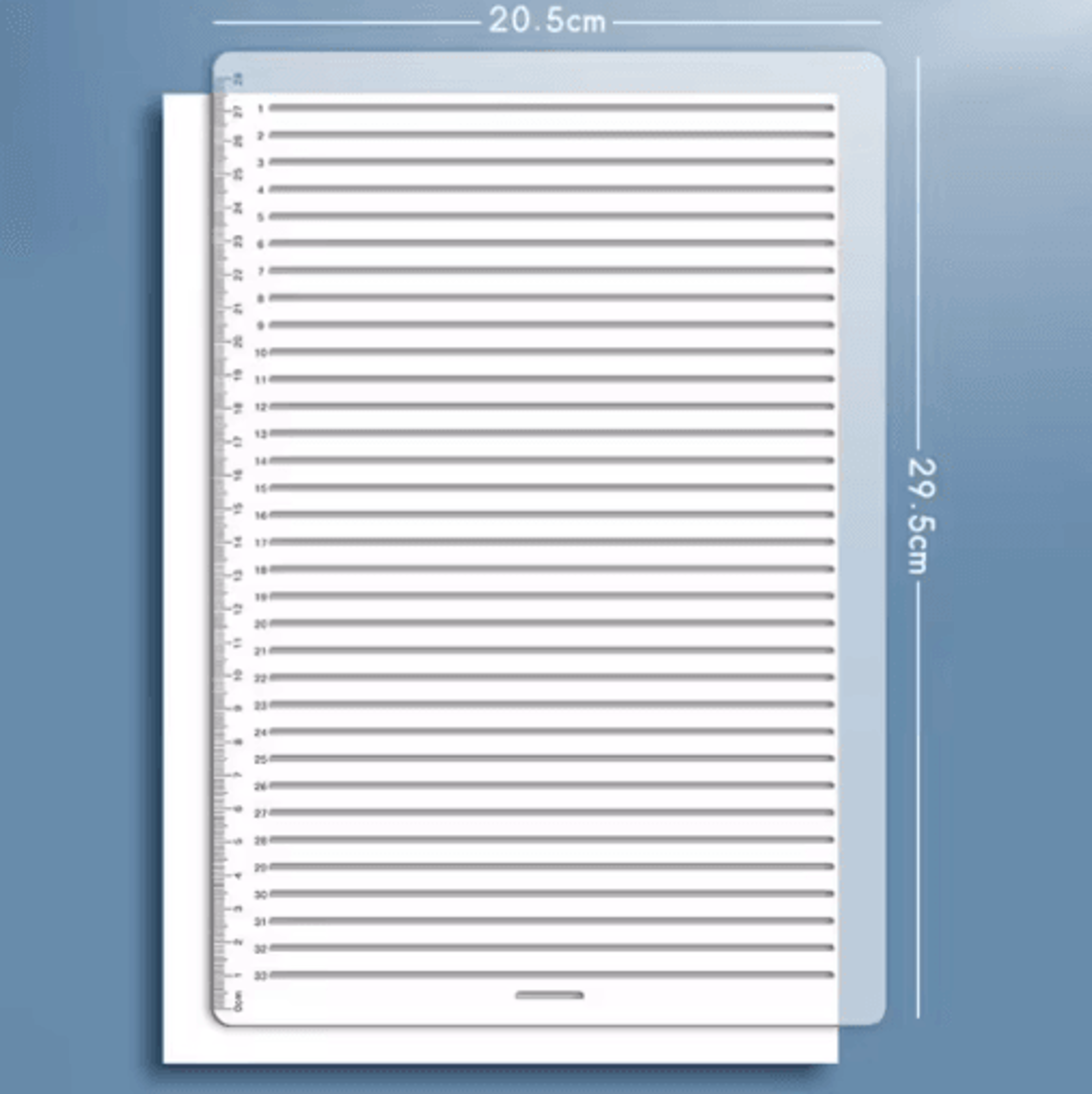 Transparent Calligraphy Writing Guide Ruler For Neat Handwriting Practice 4