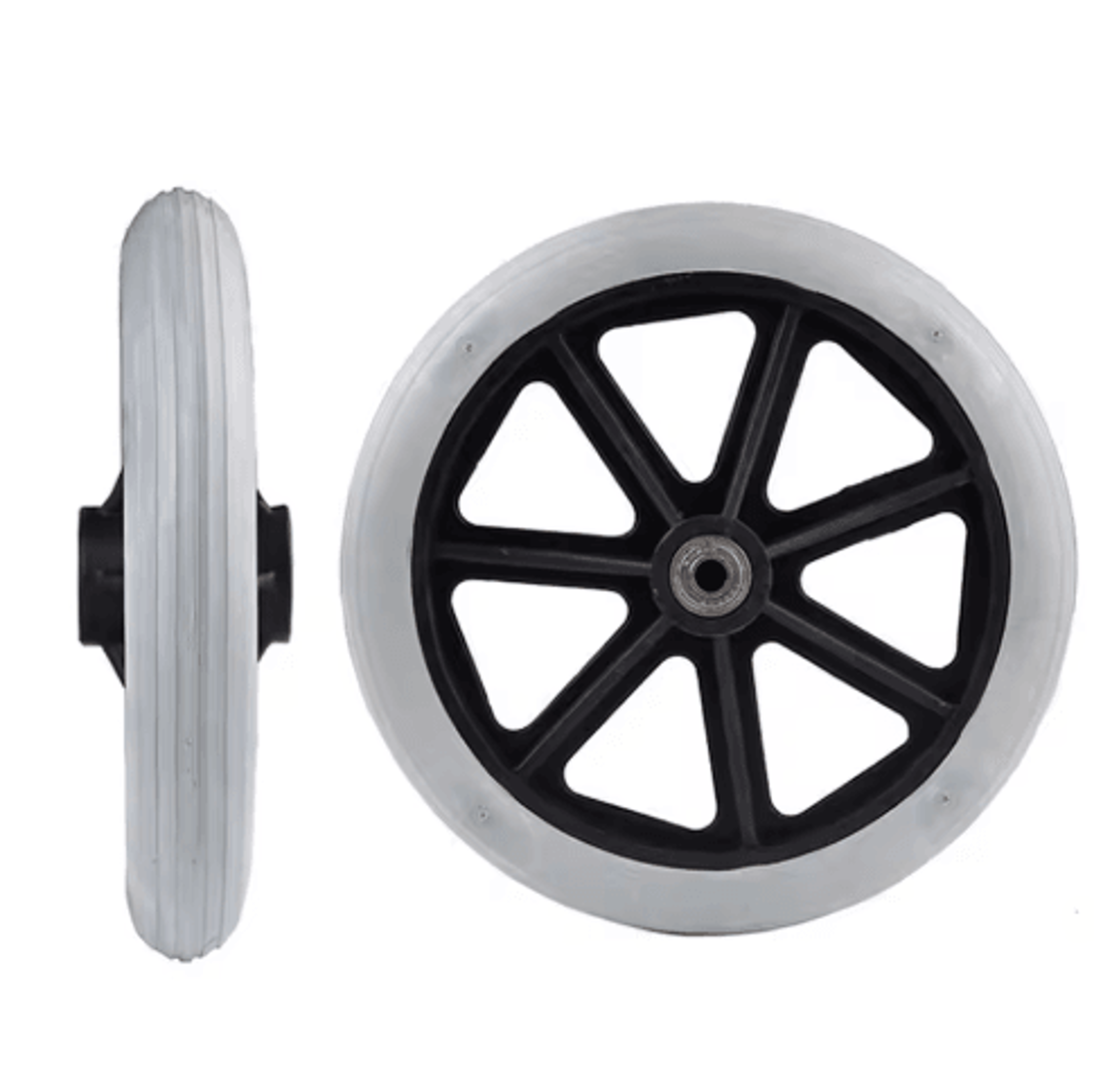 HeavyDuty Solid Wheelchair Front Caster Replacement Wheel 3