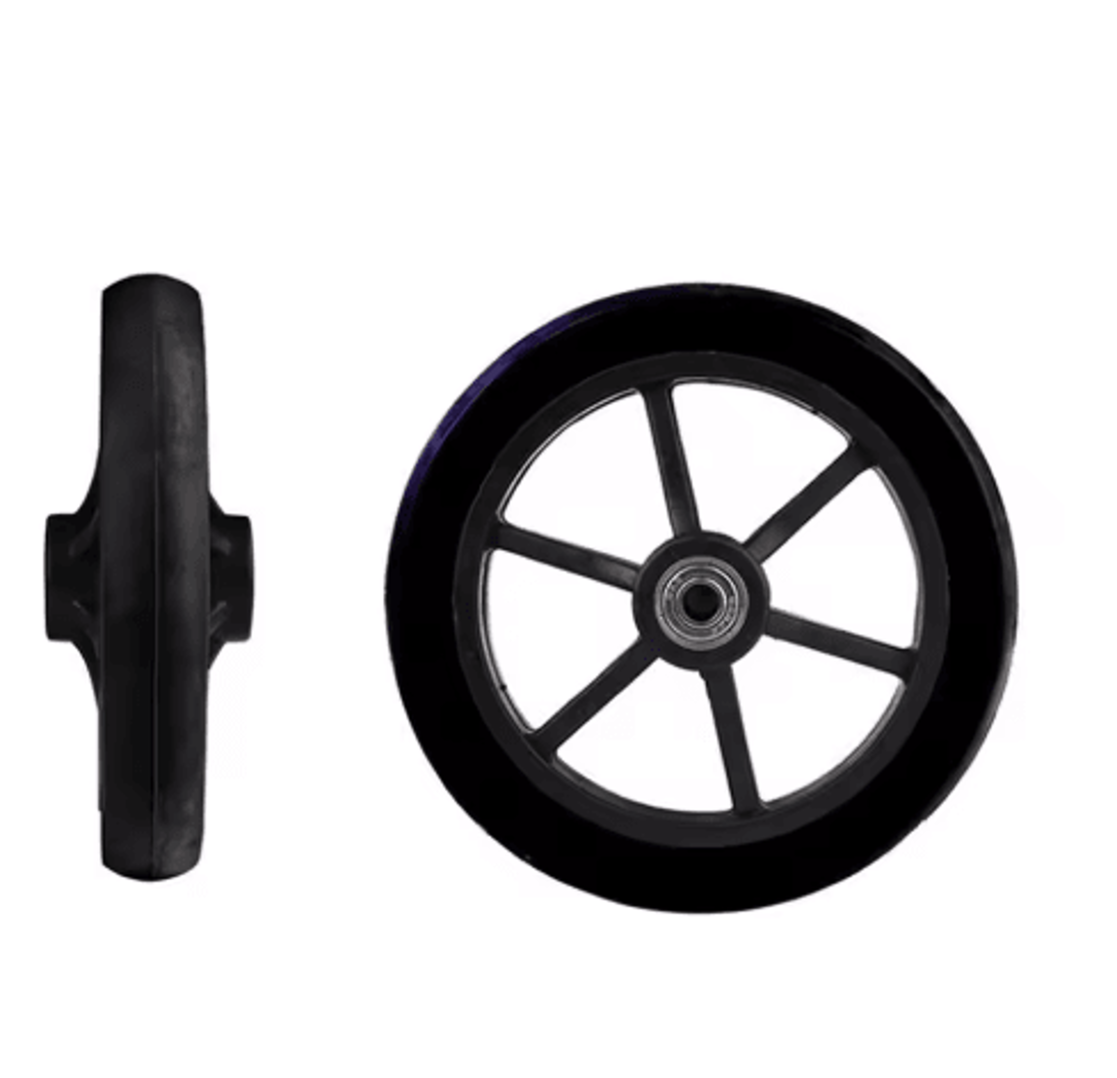 HeavyDuty Solid Wheelchair Front Caster Replacement Wheel 8