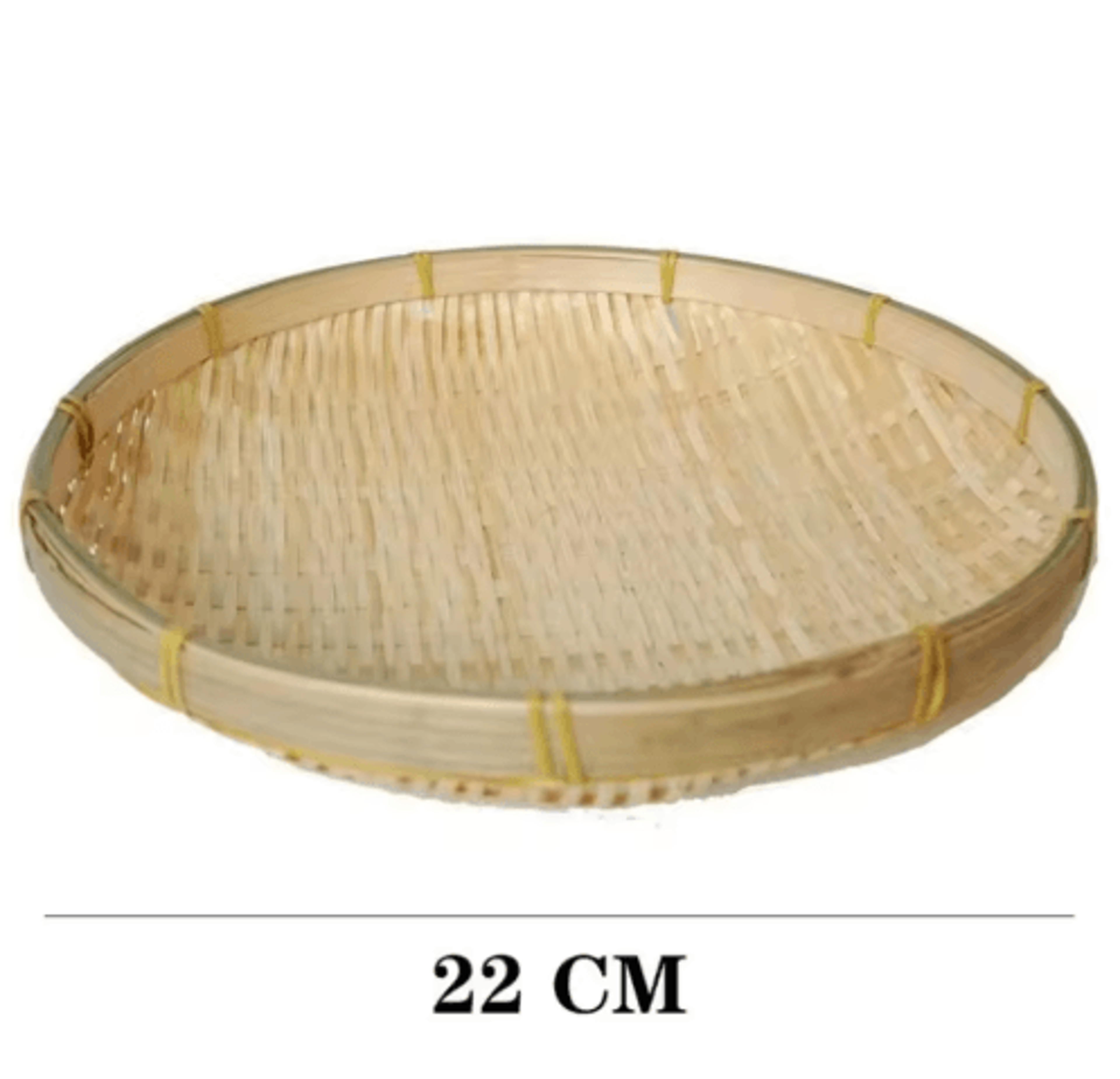 Handmade Woven Bamboo Bread Basket Tray For Kitchen  Table Serving 3