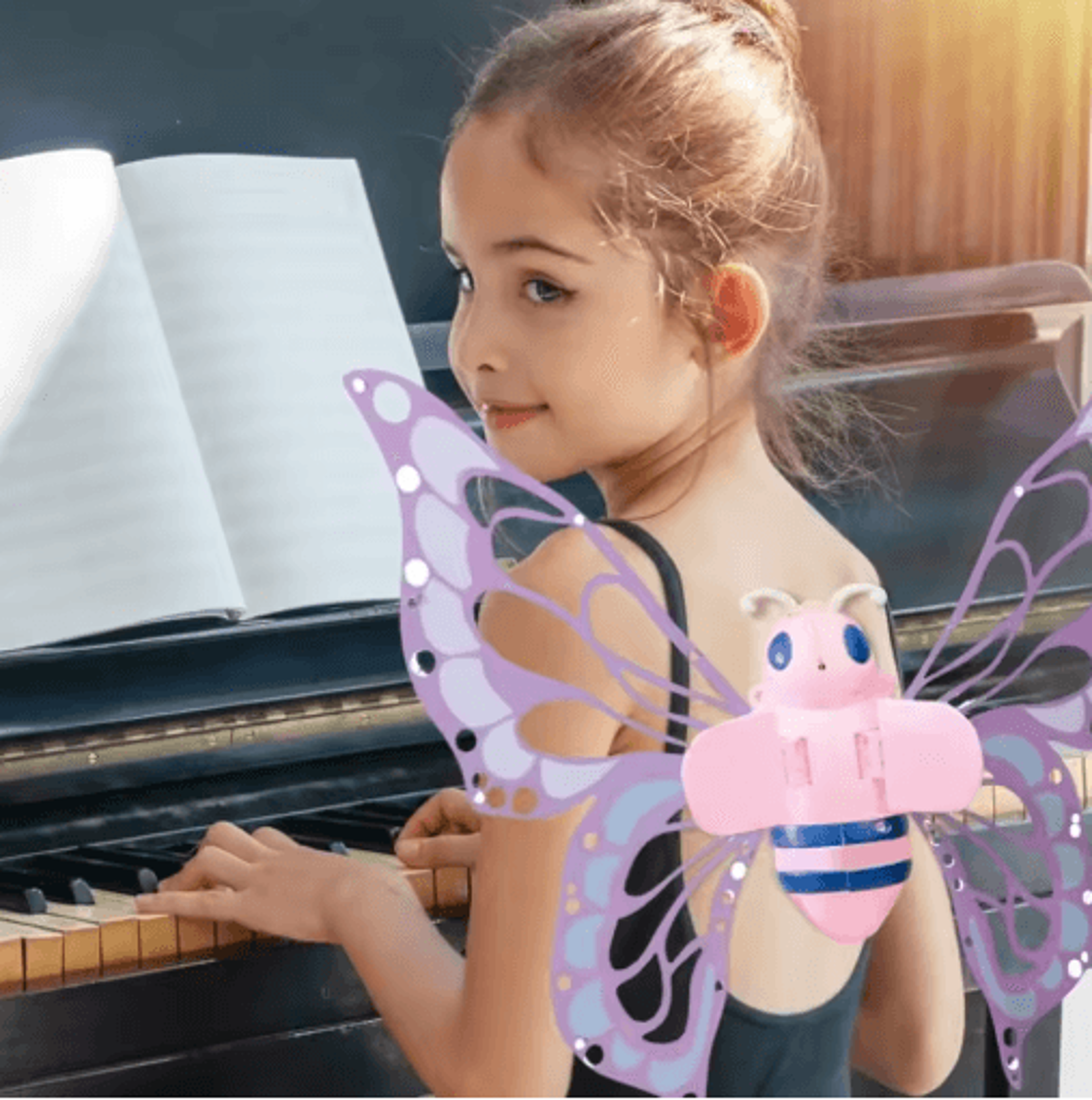 LED LightUp Fairy Wings Costume For Girls  Kids 4