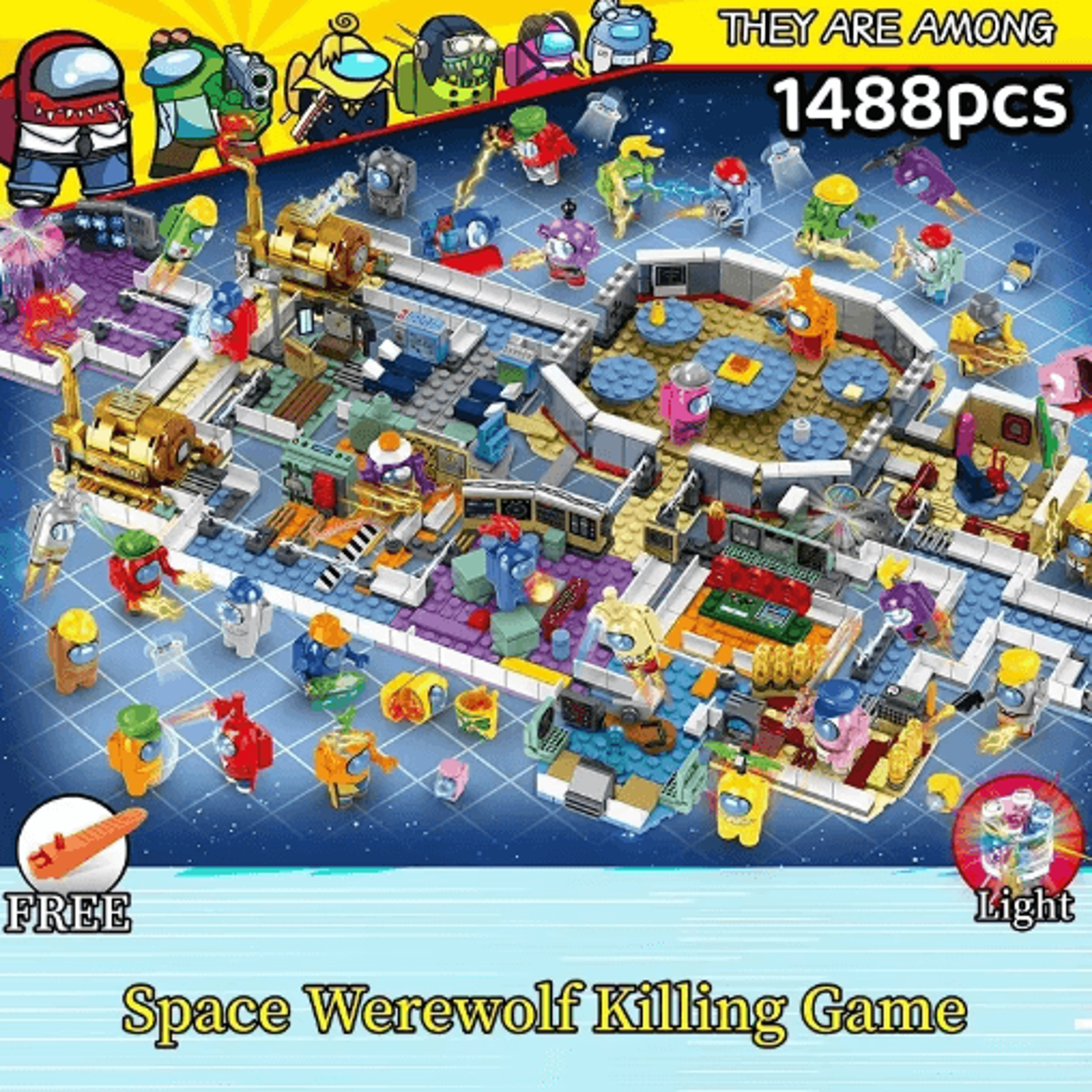 Space Werewolf Building Block Game Figures For Kids  Collectors 7