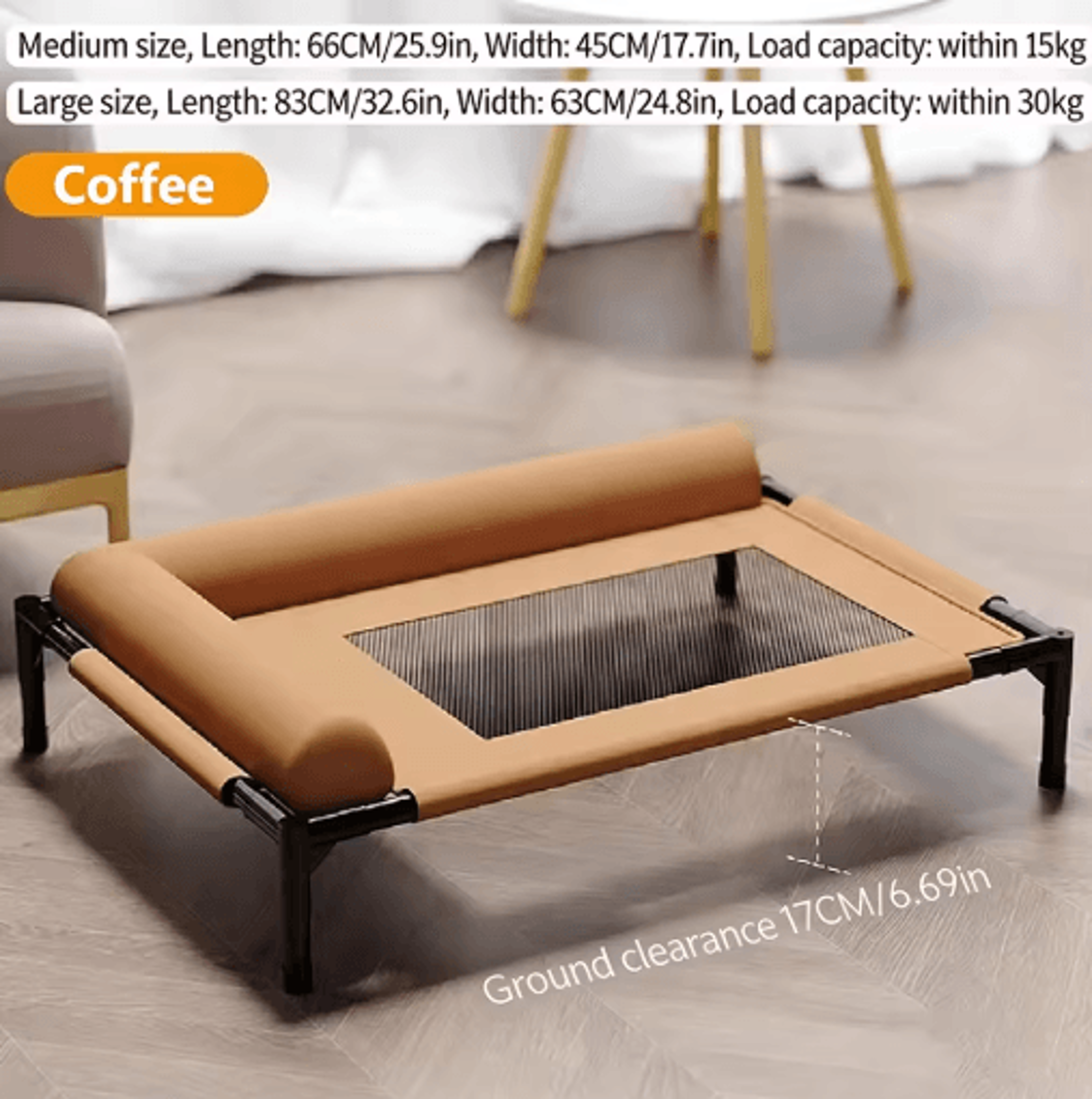 Raised Breathable Pet Bed For Medium  Large Dogs And Cats 1