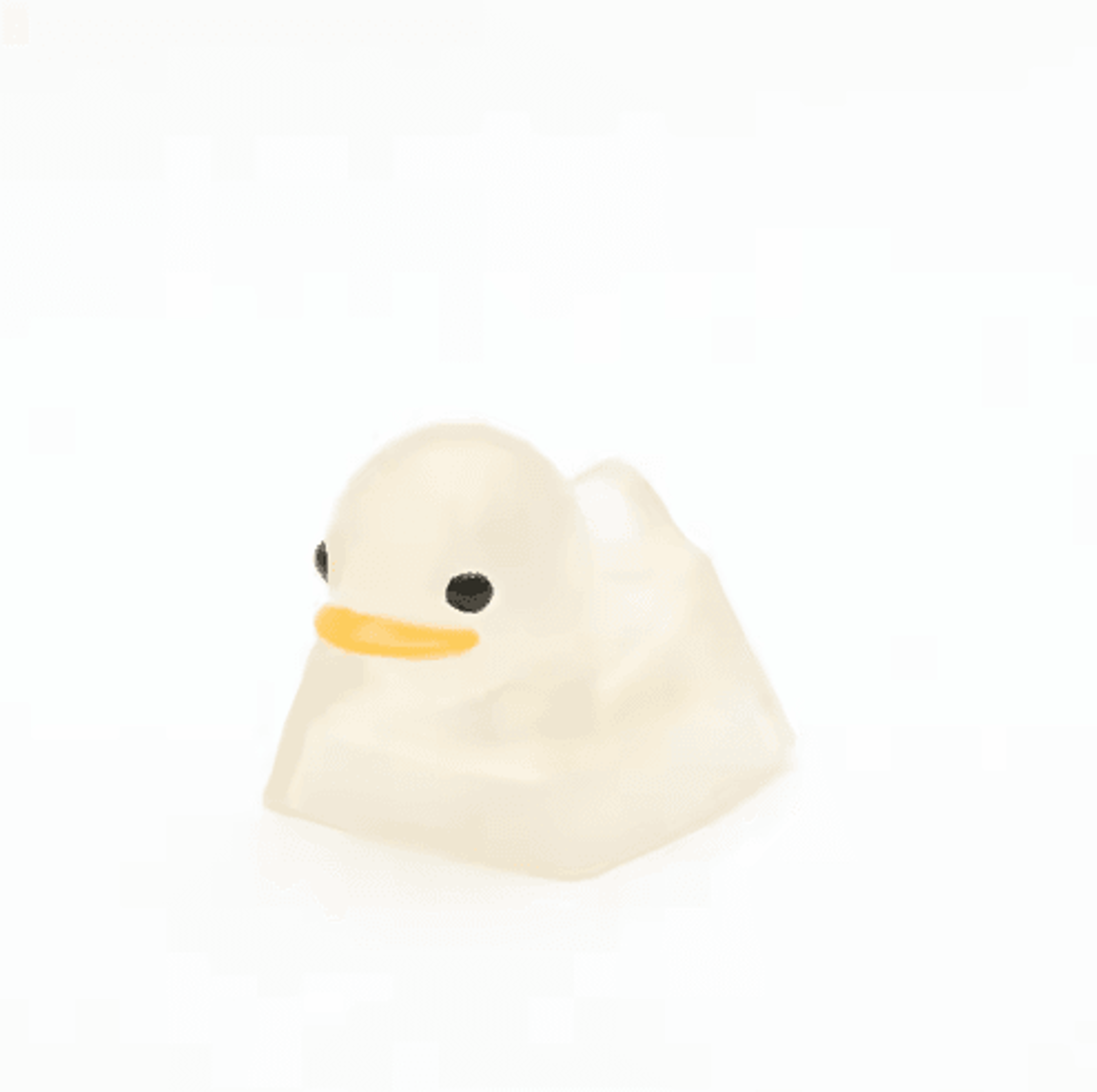 Cute Duck Resin Keycap For Cherry MX Mechanical Keyboards 6