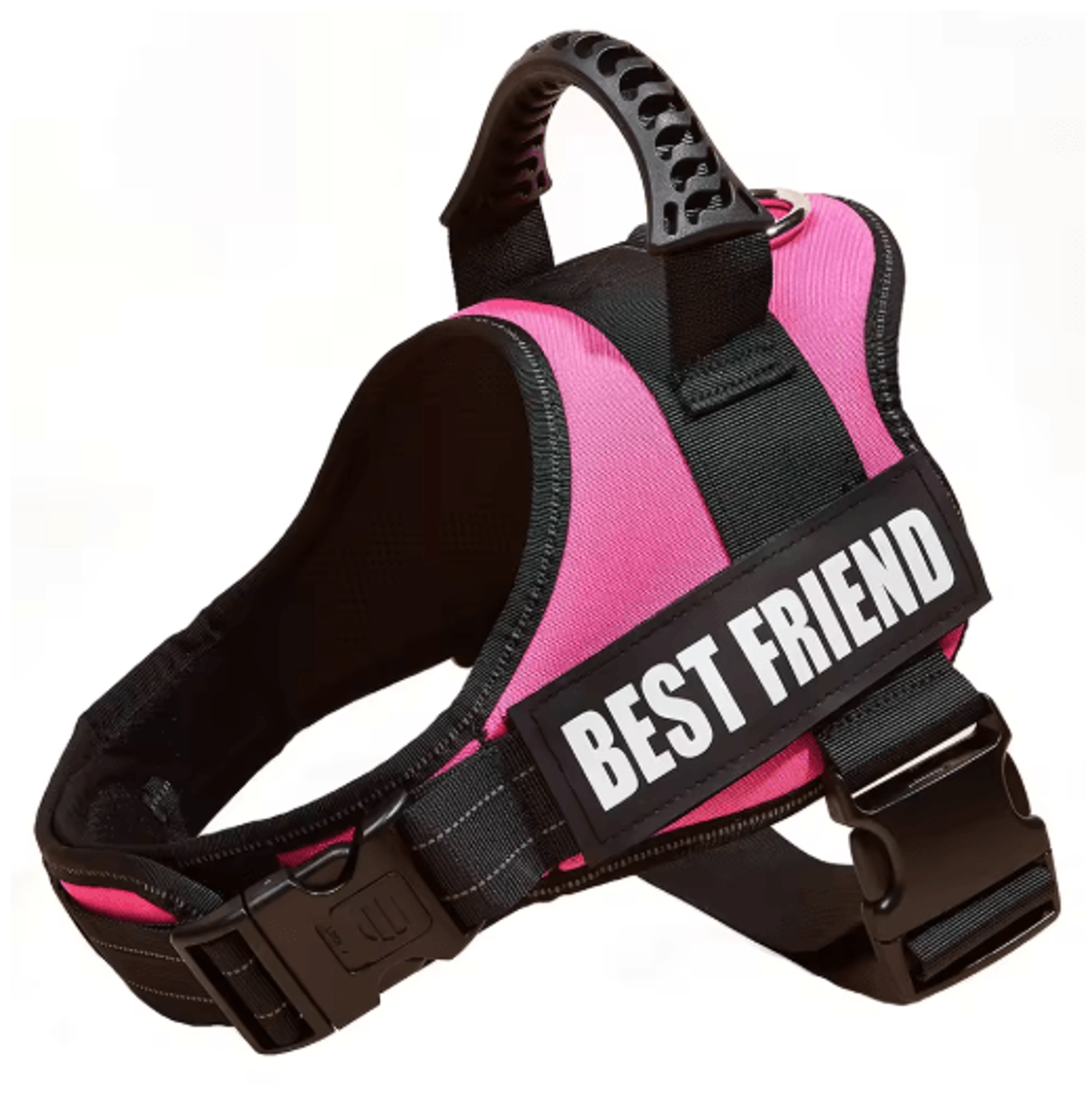 Custom Nylon Dog Harness With Name ID  Adjustable Vest Harness For Small  Large Dogs 12