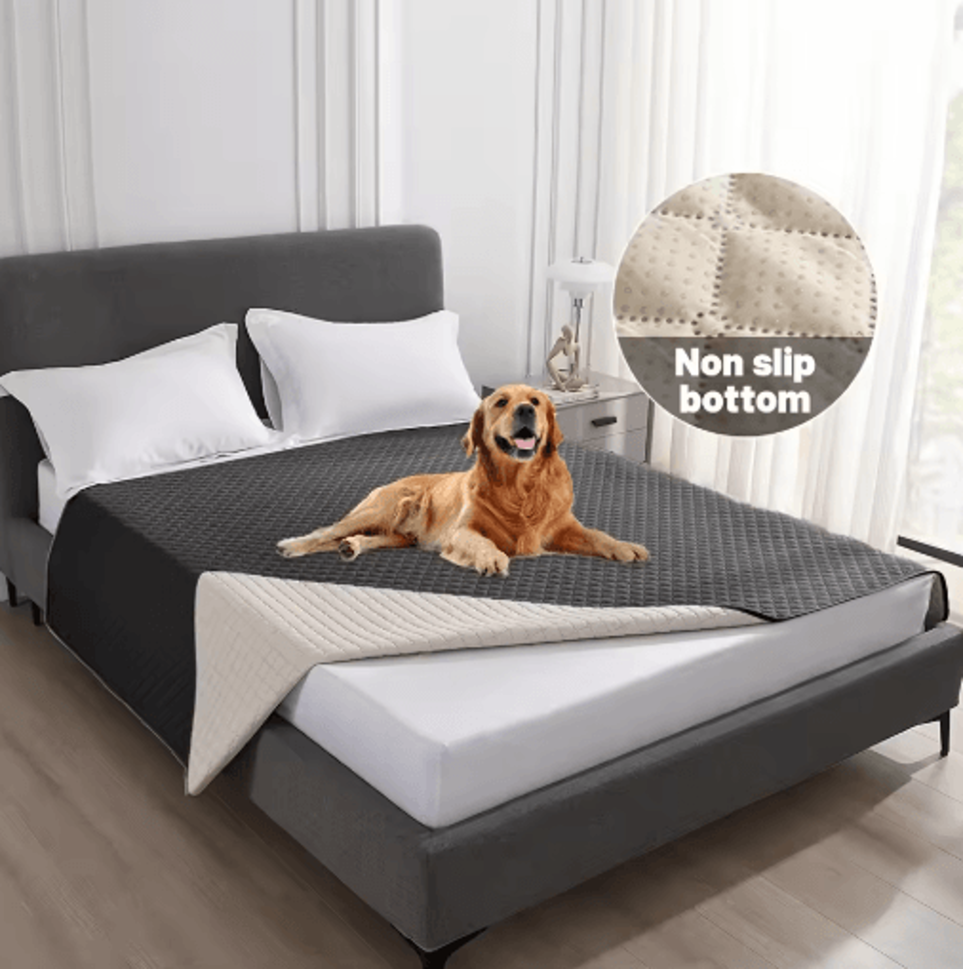 Waterproof NonSlip Pet Bed Cover Sofa  Furniture Protector For Dogs And Cats 2