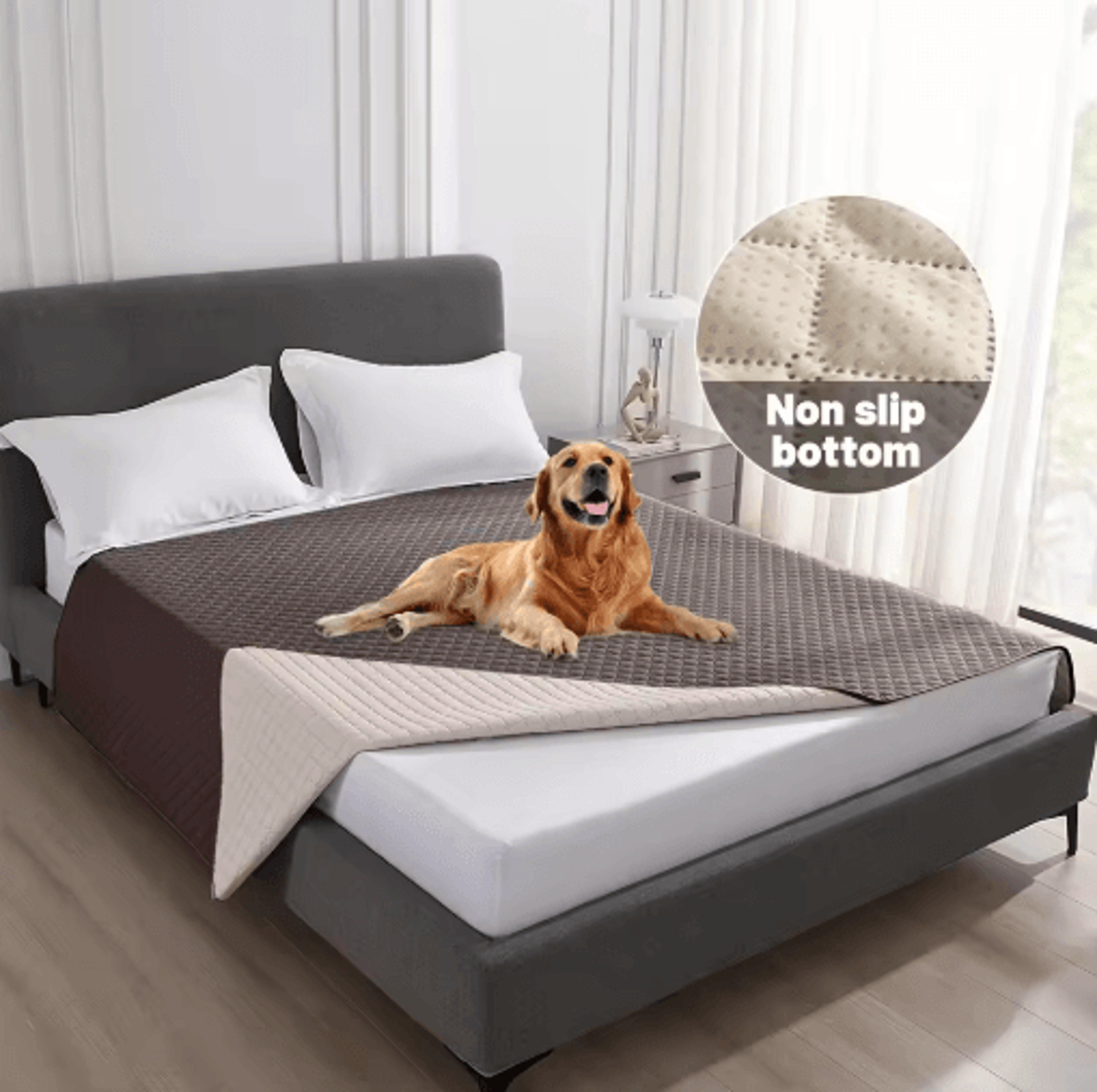 Waterproof NonSlip Pet Bed Cover Sofa  Furniture Protector For Dogs And Cats 3