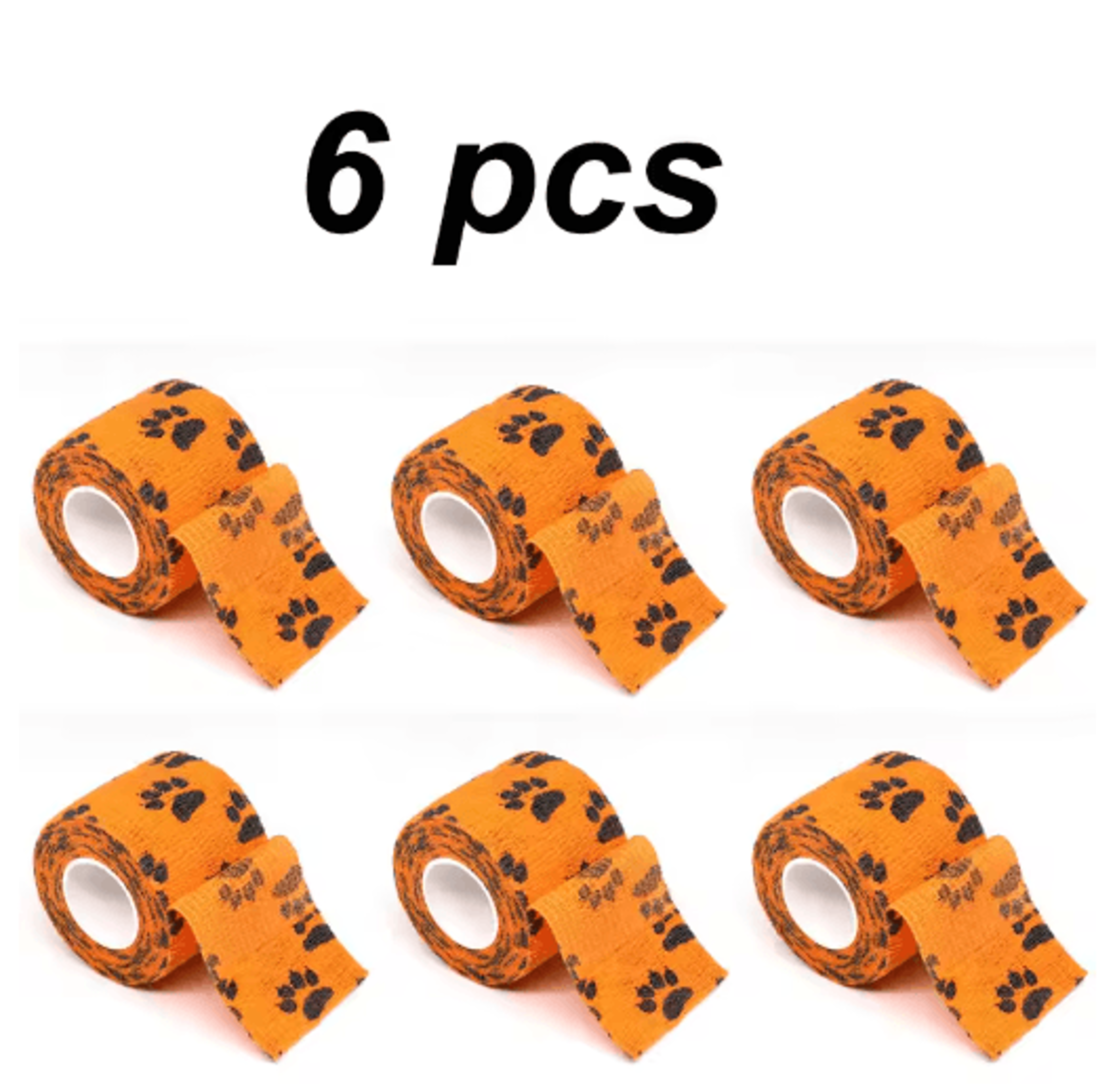 6PCS SelfAdhesive Dog Leg Wraps Protective Paw Bandages For Outdoor Walks 2