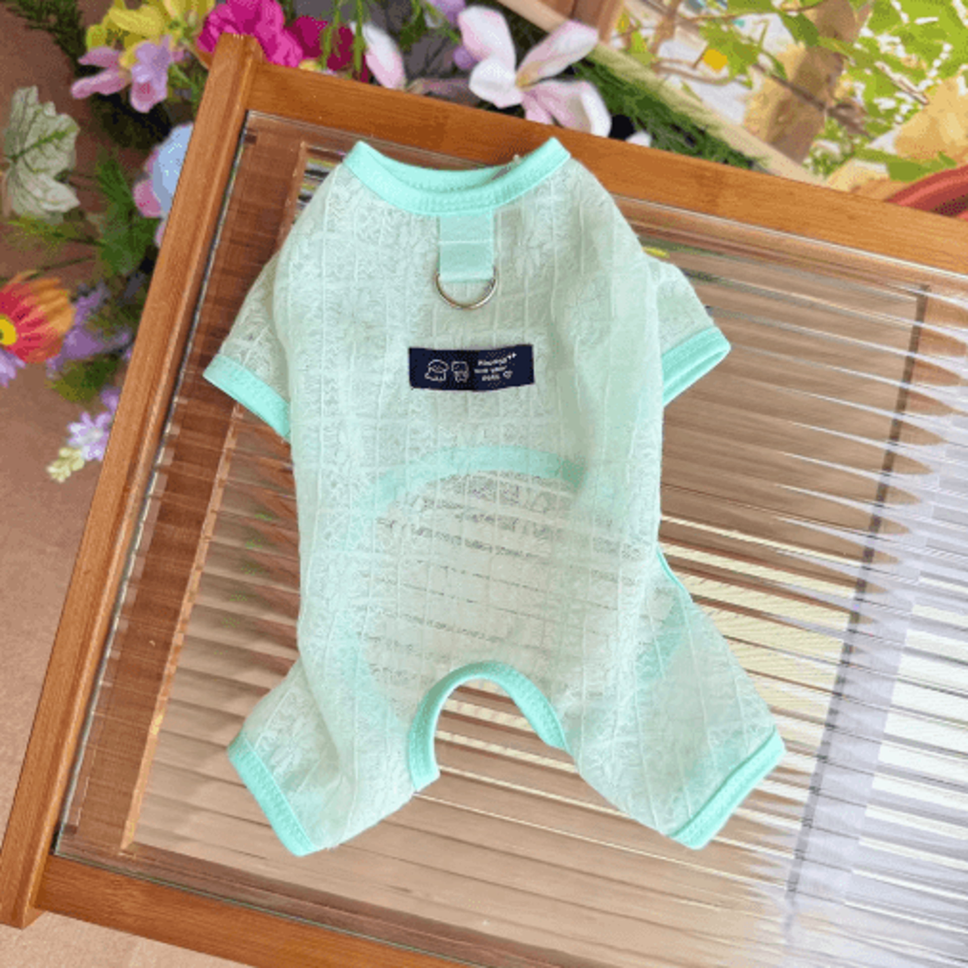 Breathable Mesh Dog Cooling Jumpsuit  FourLegged Summer Sun Protection Clothes 1