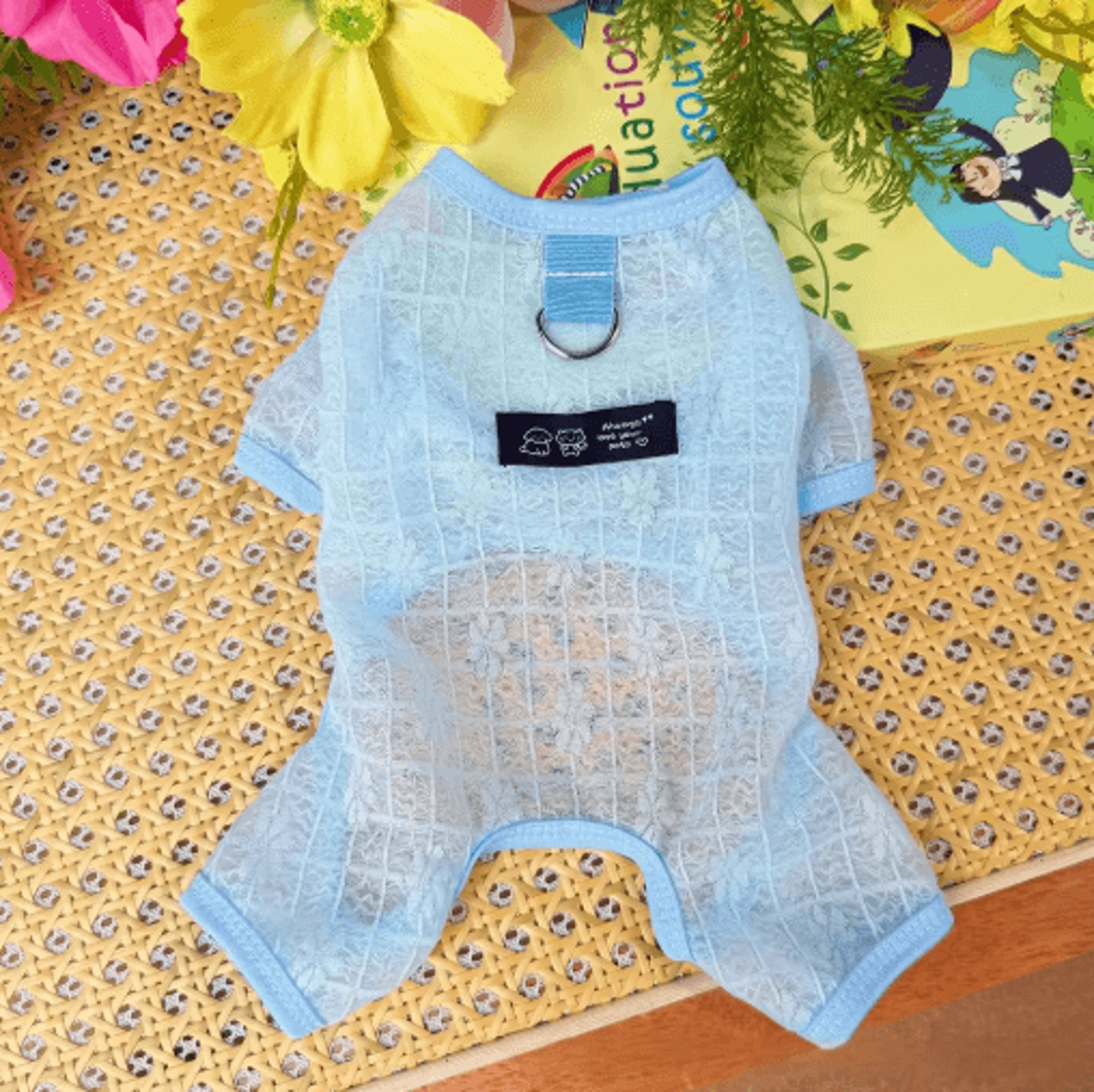 Breathable Mesh Dog Cooling Jumpsuit  FourLegged Summer Sun Protection Clothes 2