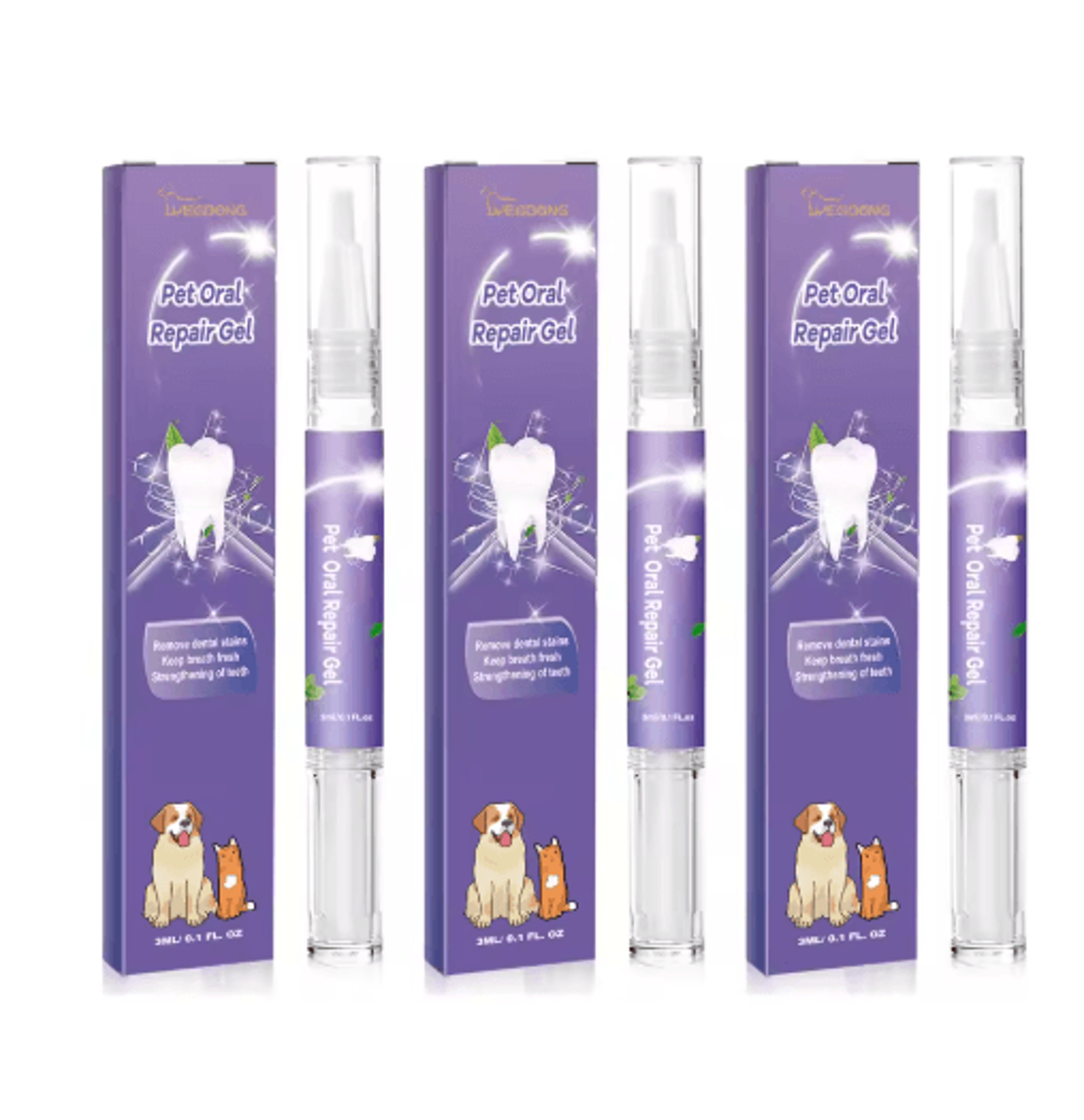 SmileFresh Easy Apply Pet Dental Care Gel For Dogs  Cats 1