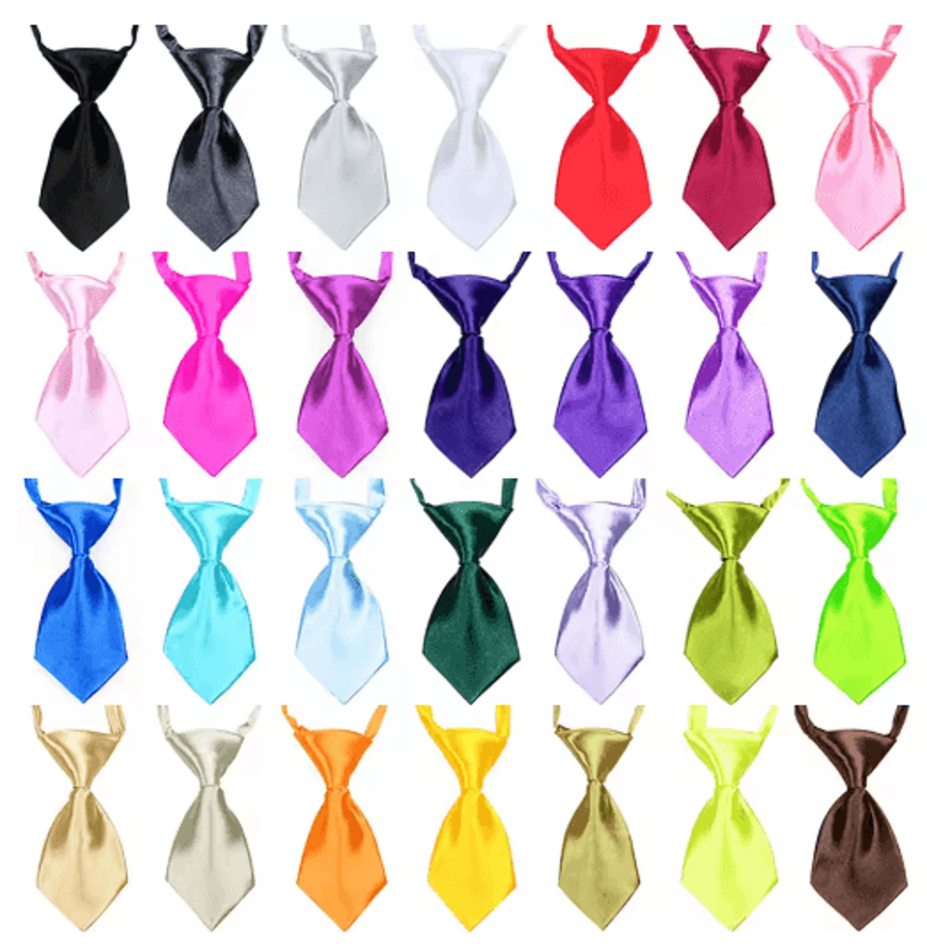 Paw Charm Adjustable Pet Bow Tie Set For Dogs  Cats 7