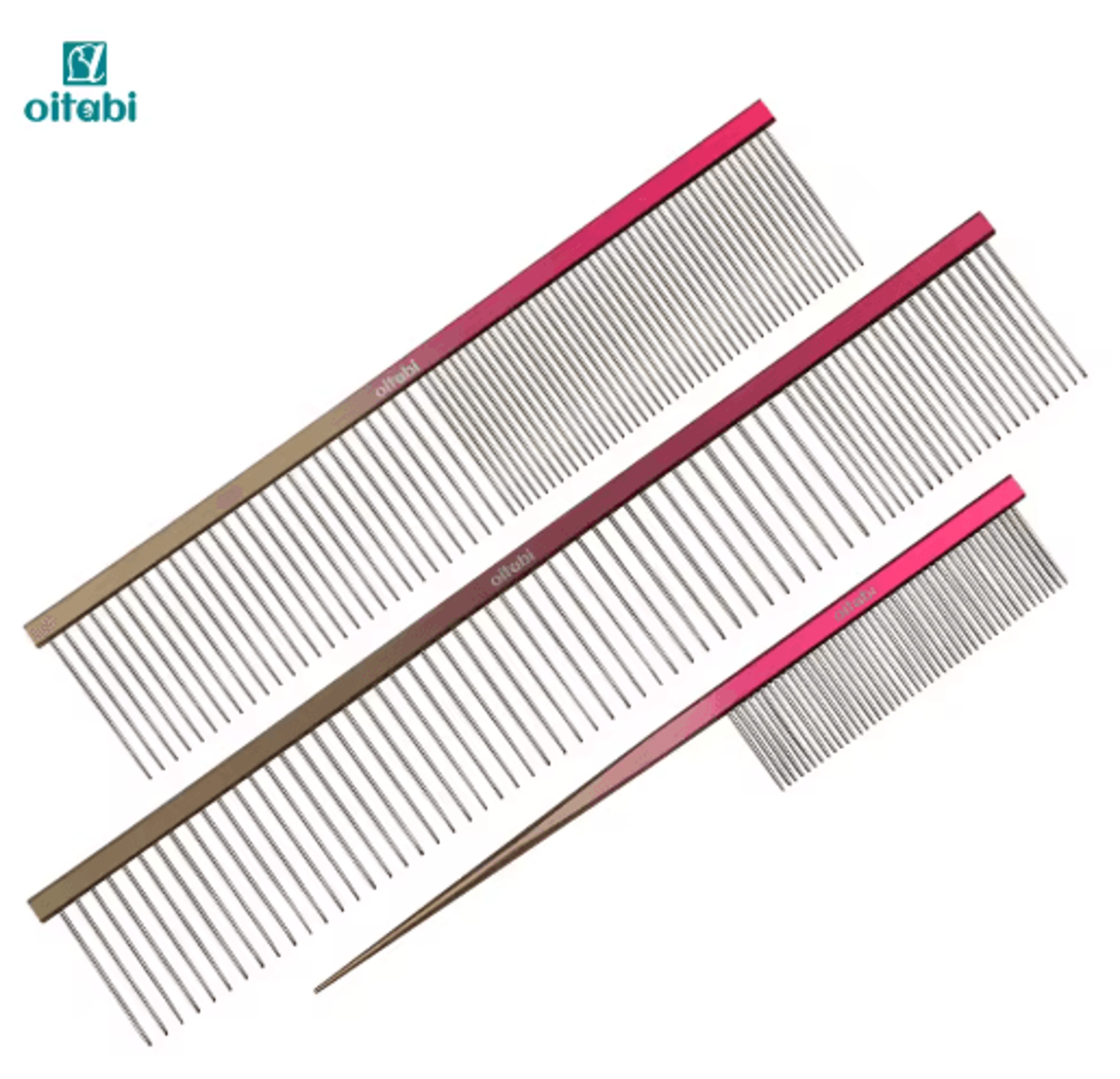 OITABI Professional Pointed Tail Pet Grooming Comb For Styling  Fluffing 1