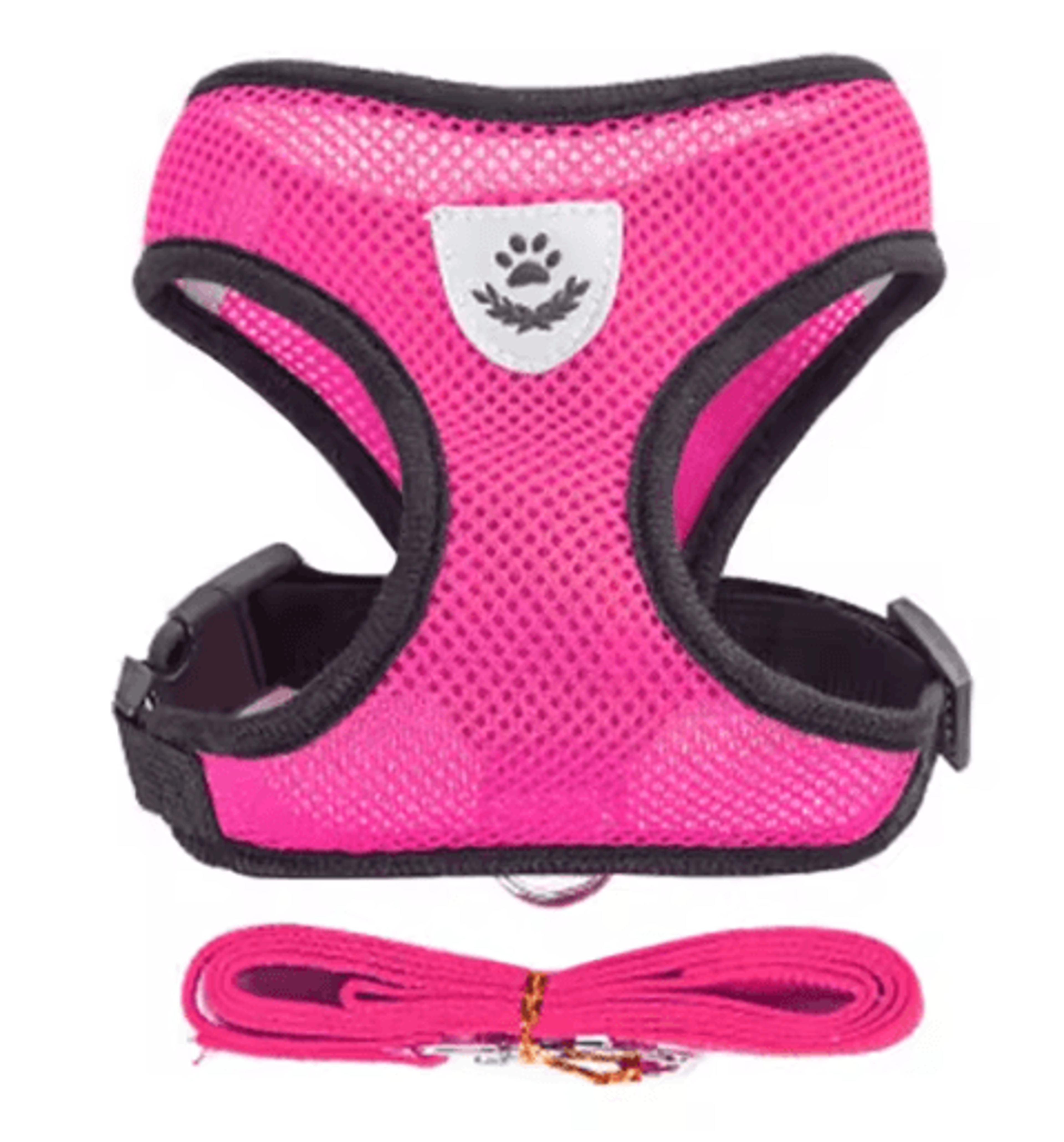 Soft Breathable Mesh Pet Harness  Leash Set For Dogs Puppies  Cats 2
