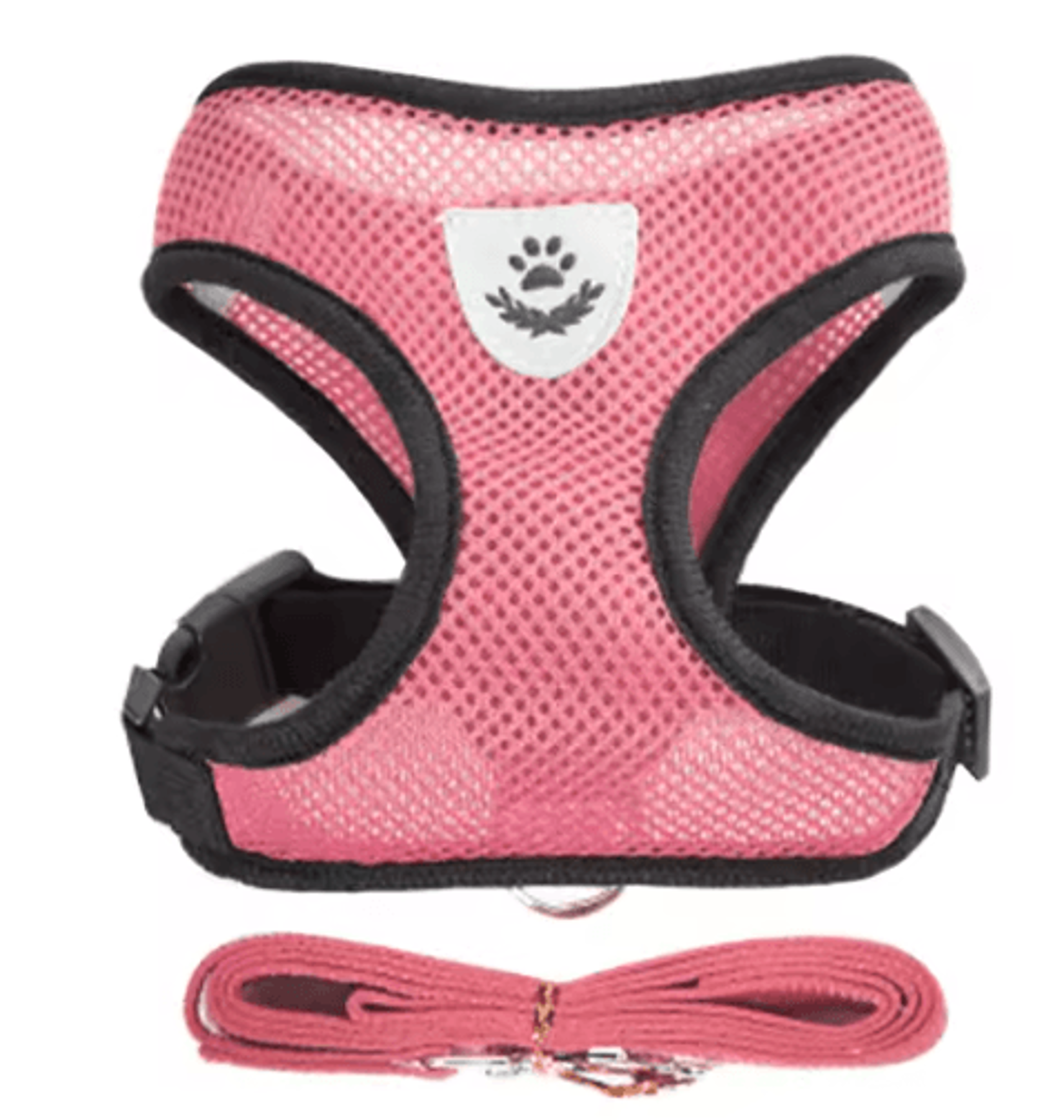 Soft Breathable Mesh Pet Harness  Leash Set For Dogs Puppies  Cats 4