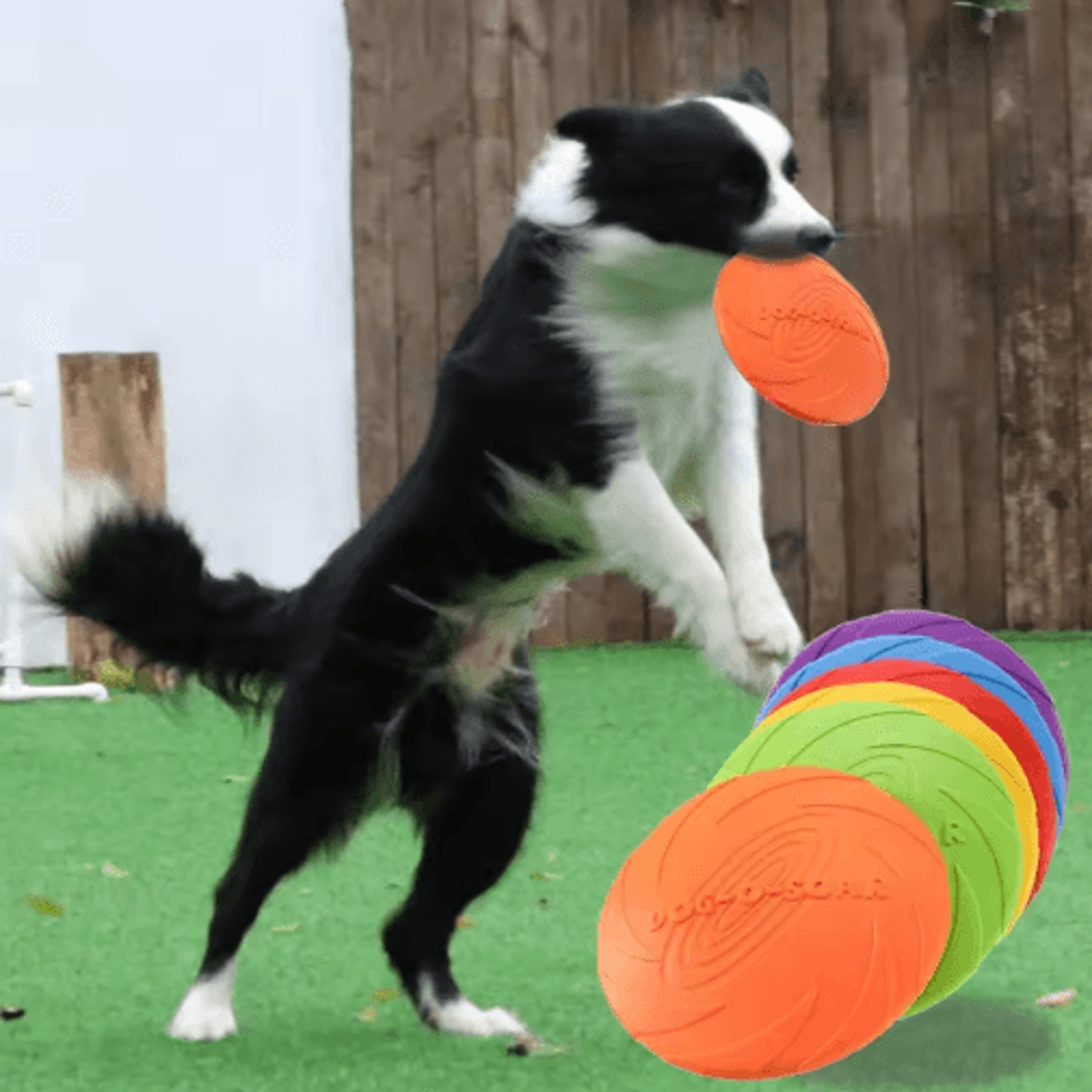 Interactive Silicone Flying Disc Toy For Dogs  Cats  Chew Resistant Training Flying Saucer 0