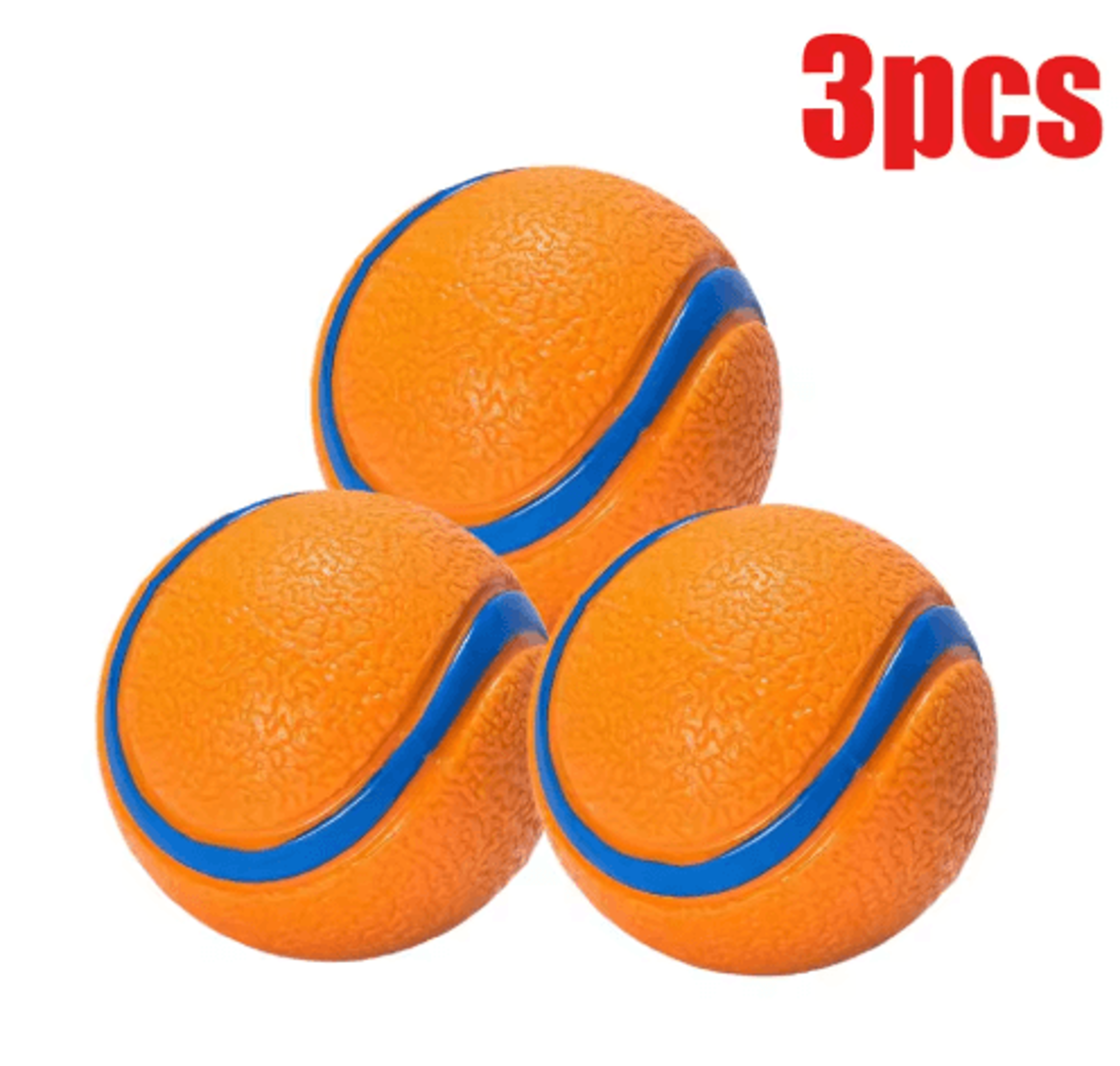 Tough Elastic Dog Fetch Ball  Durable Chew  Jumping Toy For Dogs Of All Sizes 1