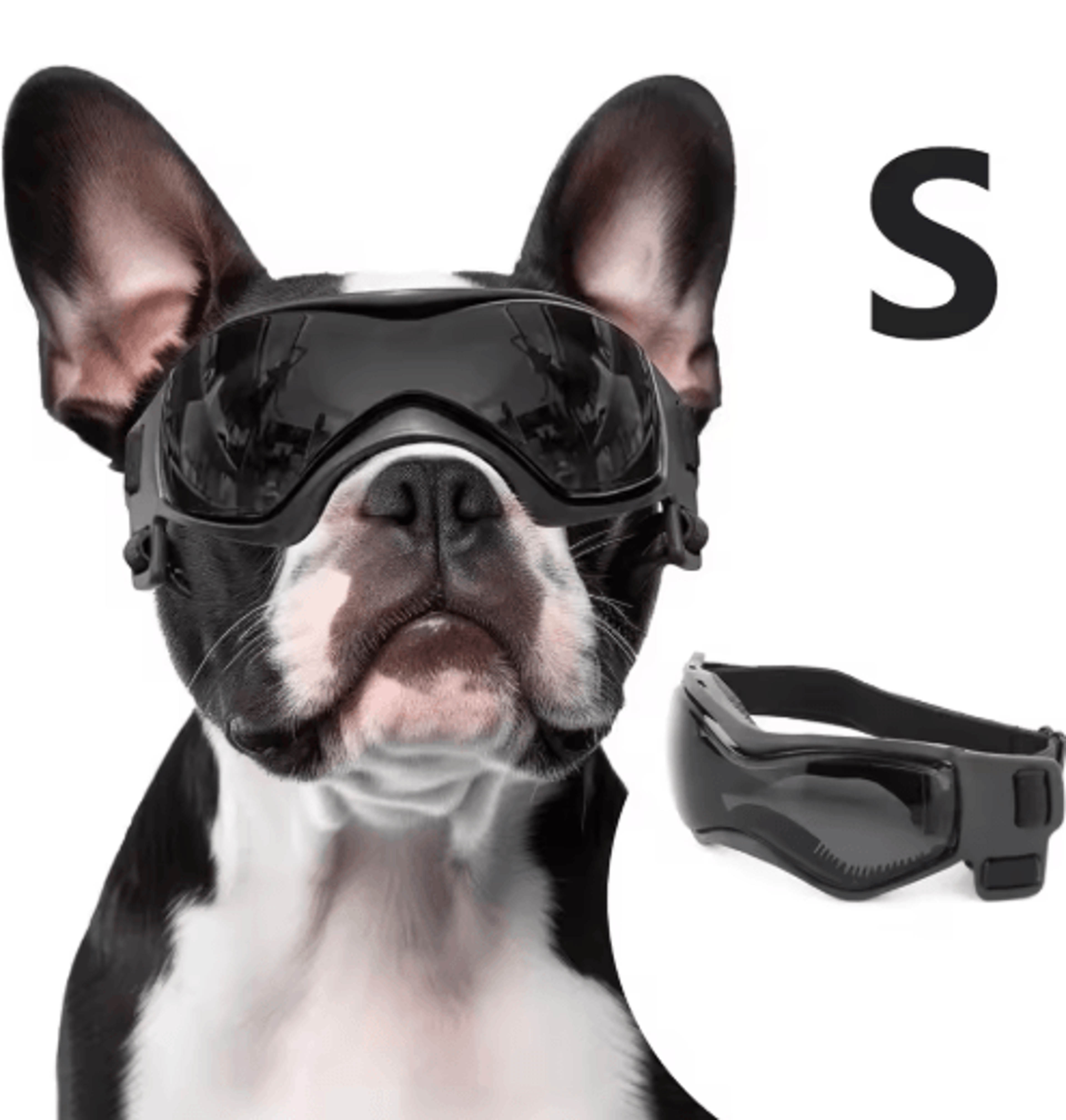 Adjustable Dog Sunglasses With UV Protection Windproof Pet Goggles For Small  Medium Dogs 0