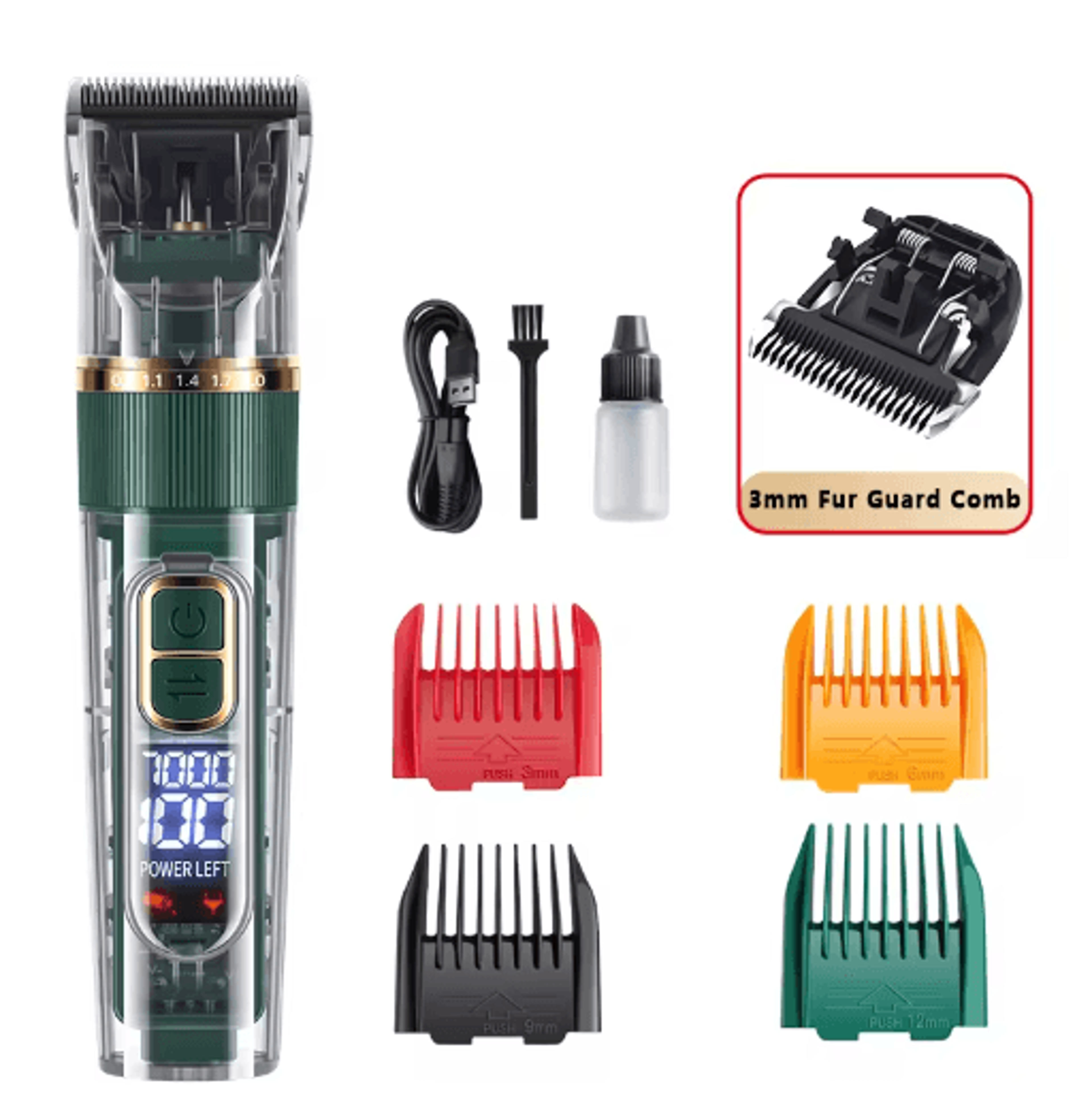 Professional Rechargeable Dog Clipper Pet Grooming Trimmer For Dogs  Cats 4