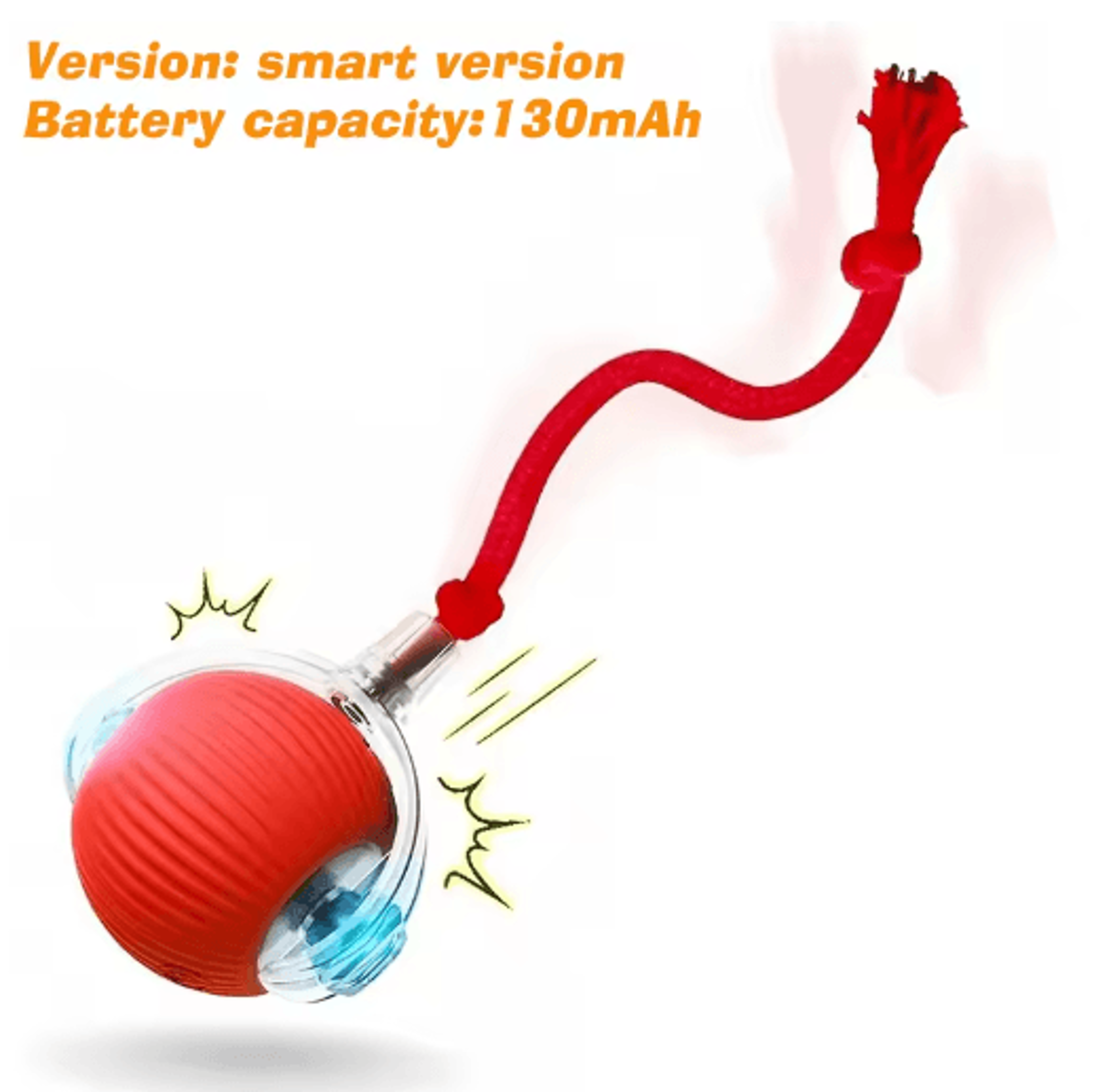 Smart Automatic Rolling Dog Ball Rechargeable Interactive Toy For Puppies  Dogs 3